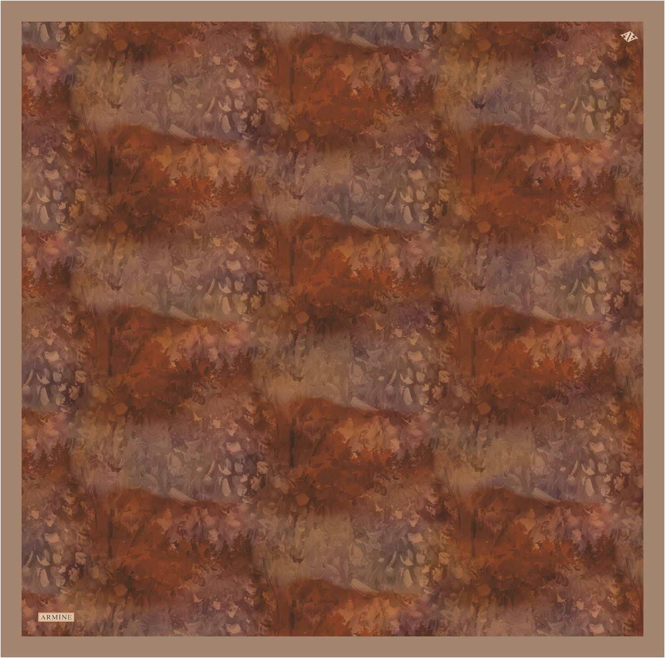 Armine Coffetti Silk Twill Scarf #11 Silk Hijabs,Armine Armine 