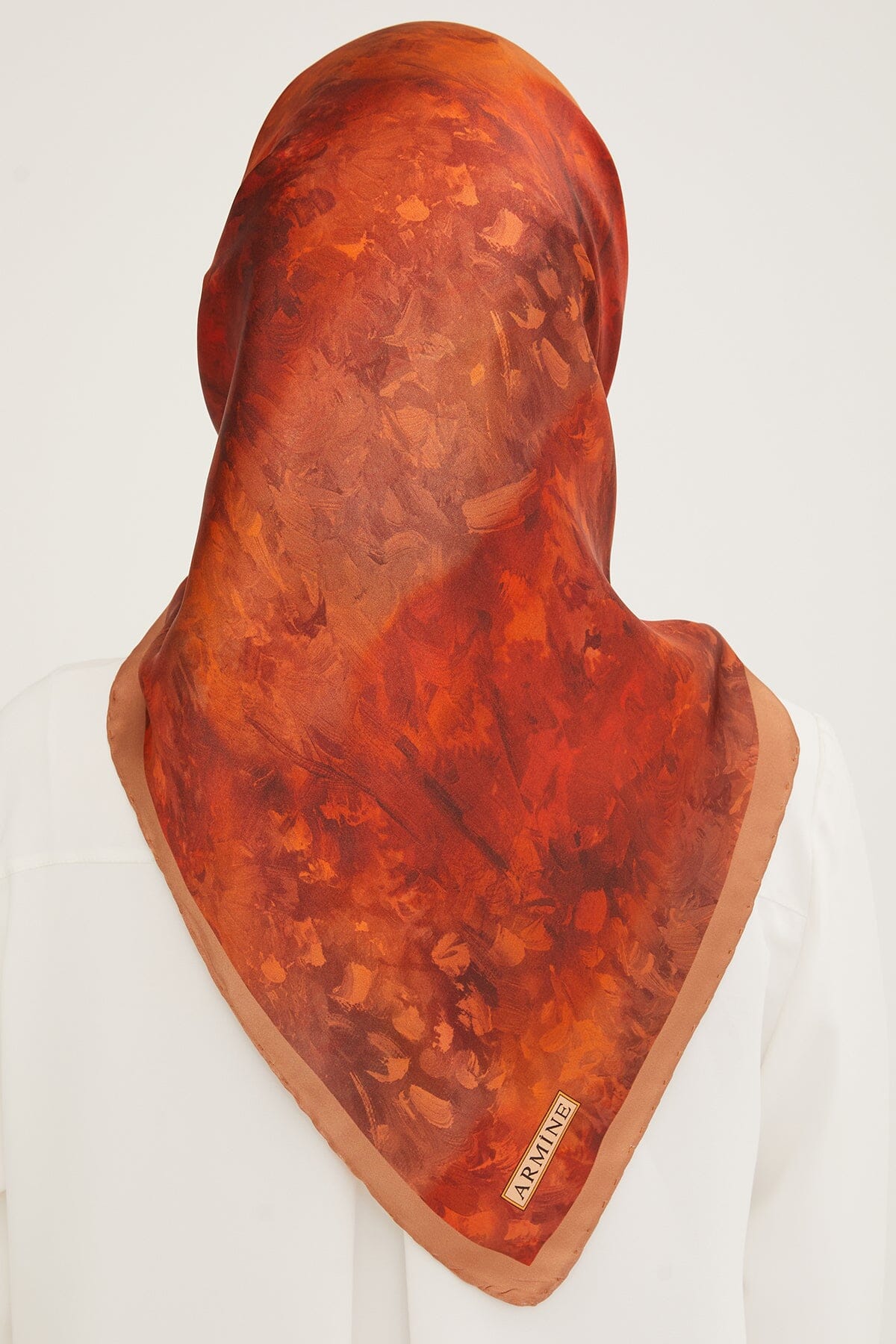 Armine Coffetti Silk Twill Scarf #11 Silk Hijabs,Armine Armine 