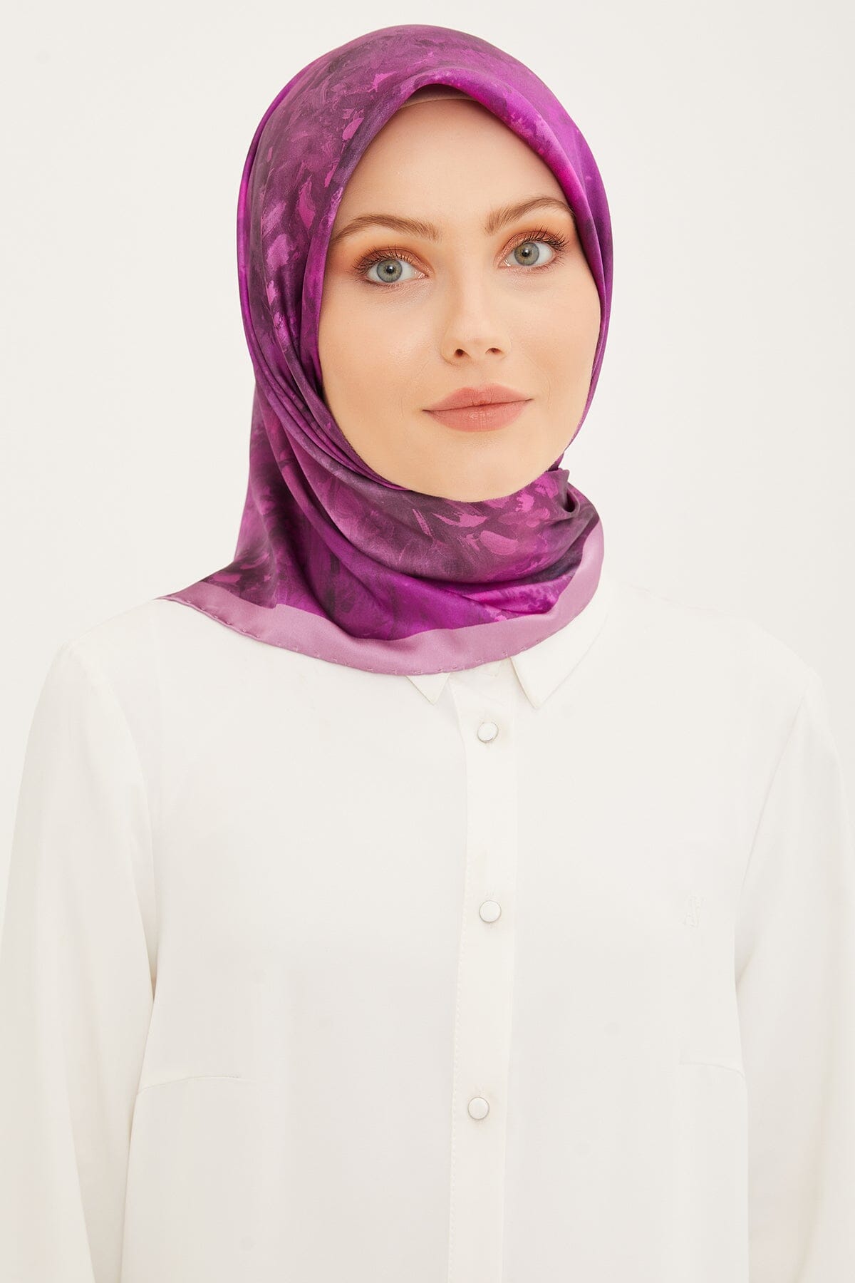 Armine Coffetti Silk Twill Scarf #3 Silk Hijabs,Armine Armine 