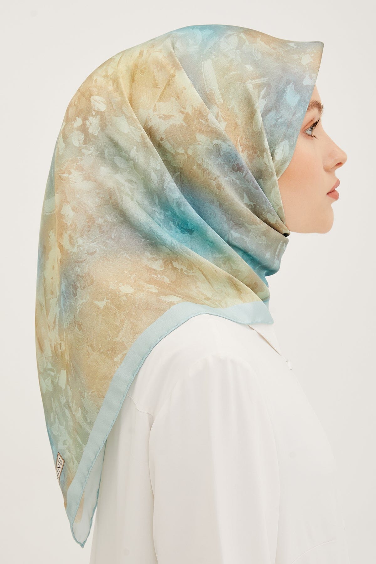 Armine Coffetti Silk Twill Scarf #34 Silk Hijabs,Armine Armine 