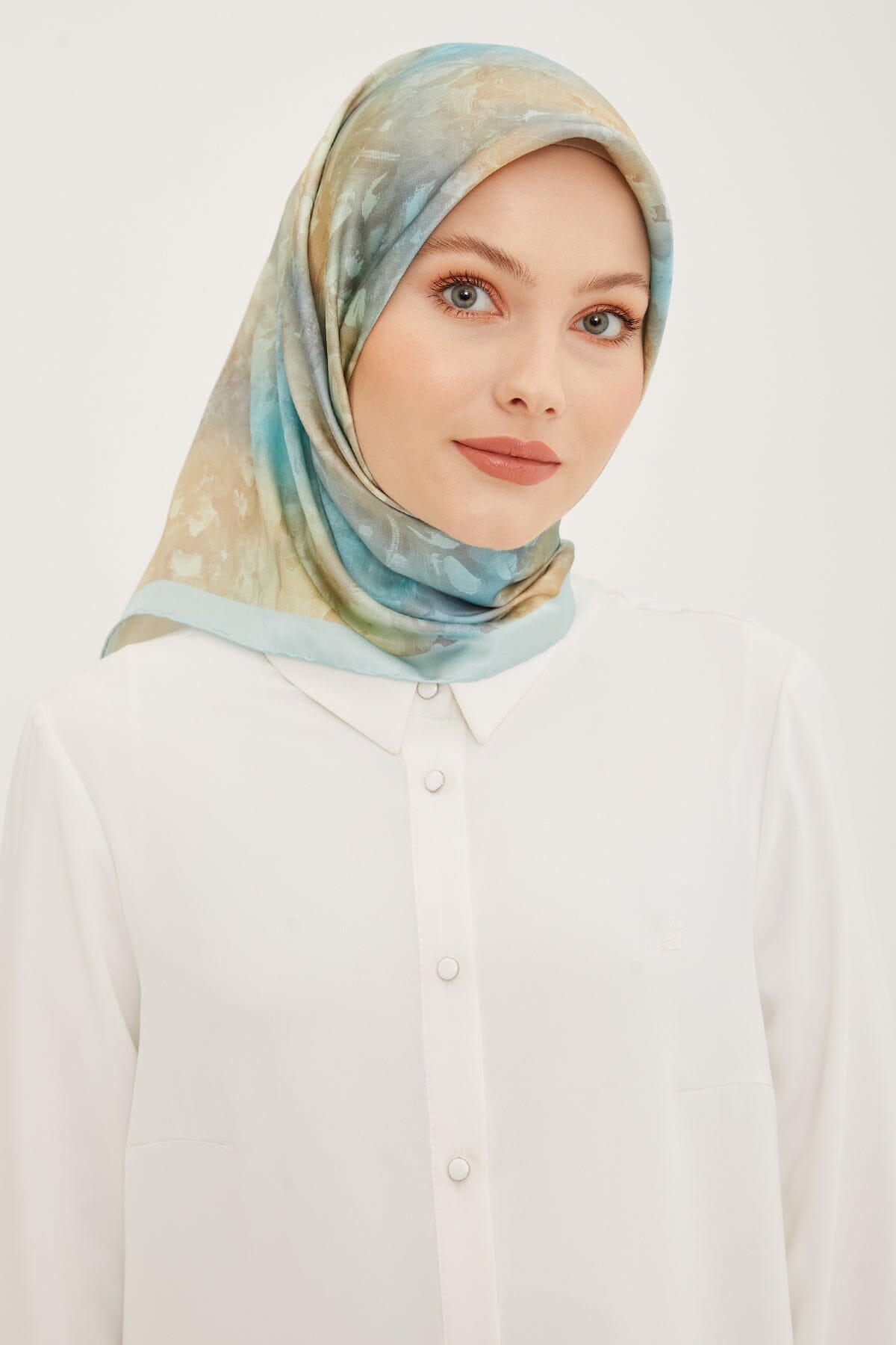 Armine Coffetti Silk Twill Scarf #34 Silk Hijabs,Armine Armine 