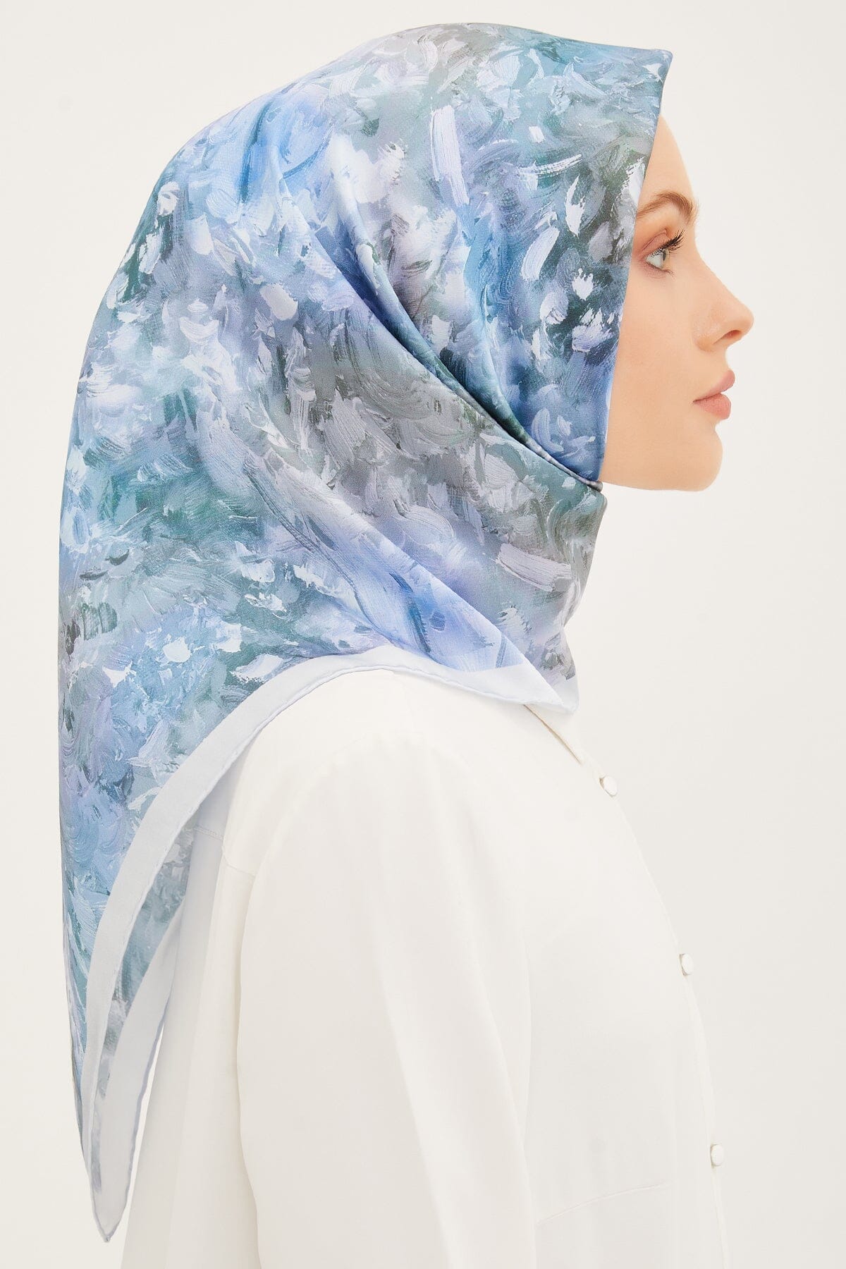 Armine Coffetti Silk Twill Scarf #39 Silk Hijabs,Armine Armine 