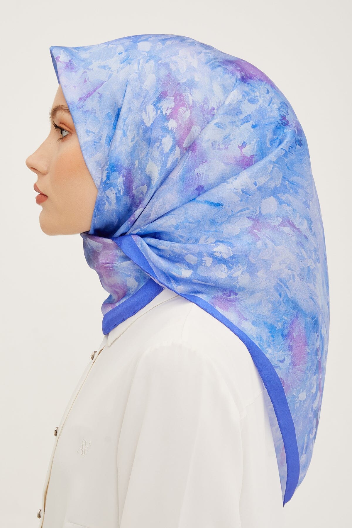 Armine Coffetti Silk Twill Scarf #56 Silk Hijabs,Armine Armine 