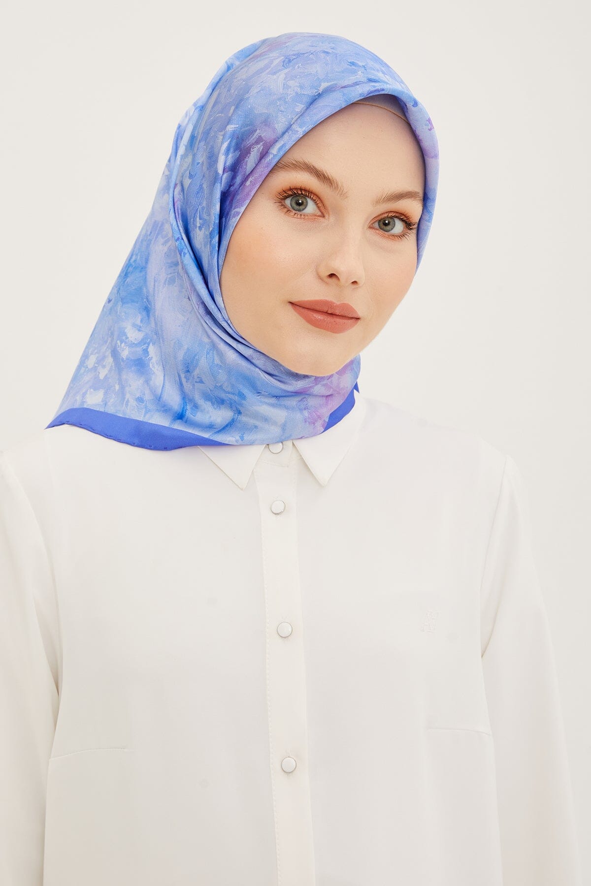 Armine Coffetti Silk Twill Scarf #56 Silk Hijabs,Armine Armine 