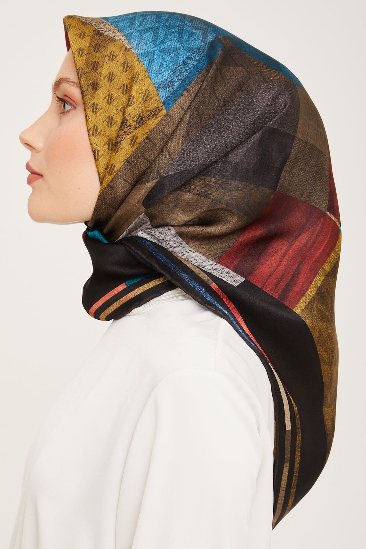 Armine Darwin Modern Silk Scarf #1 Silk Hijabs,Armine Armine 