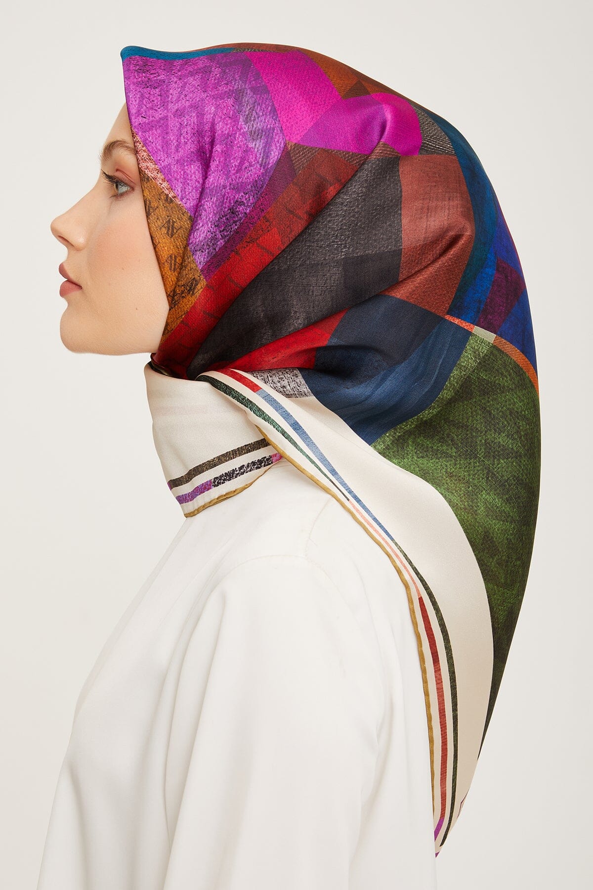 Armine Darwin Modern Silk Scarf #32 Silk Hijabs,Armine Armine 