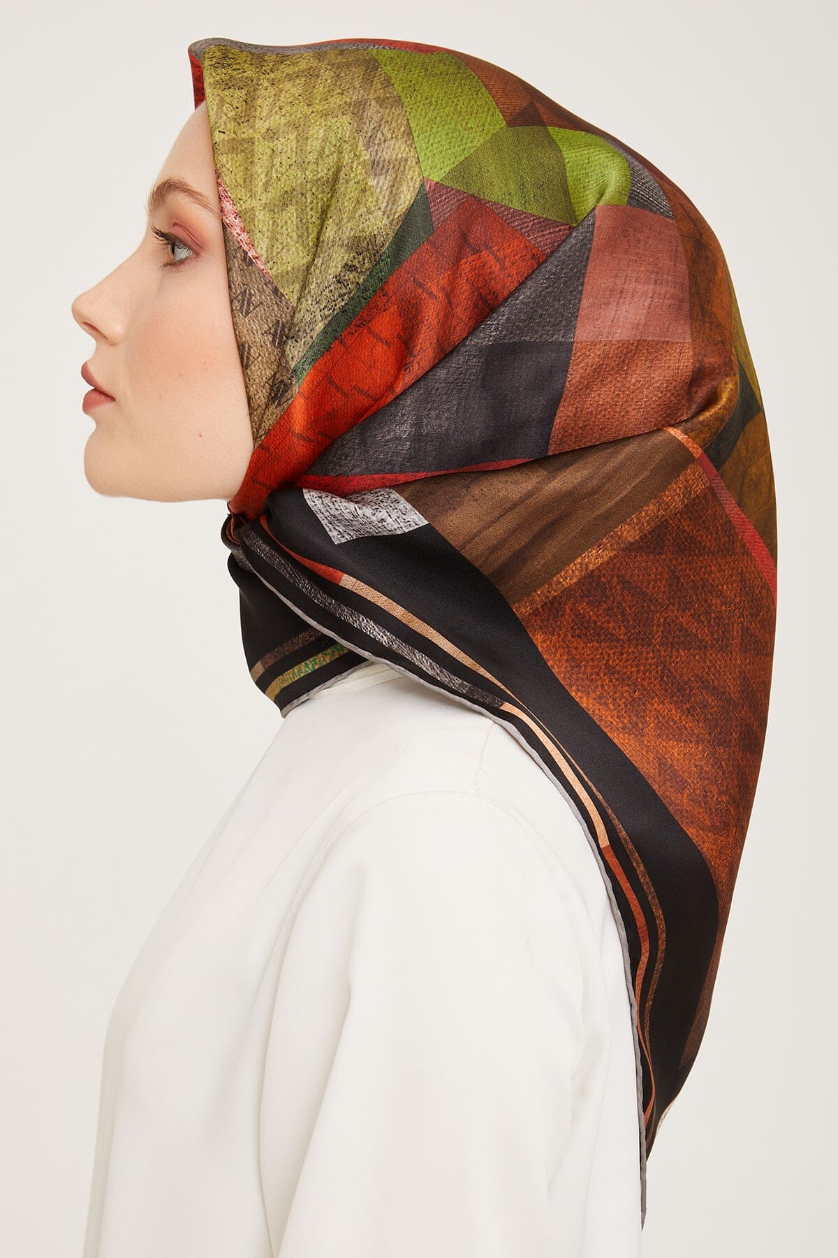 Armine Darwin Modern Silk Scarf #33 Silk Hijabs,Armine Armine 