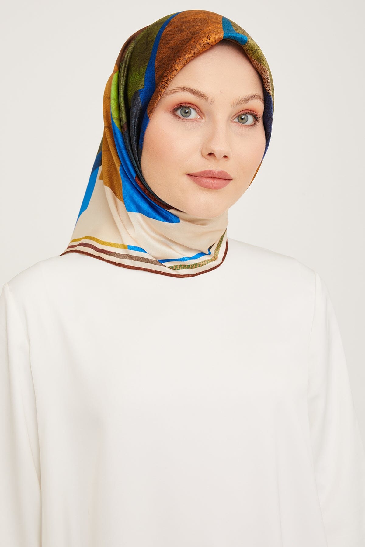 Armine Darwin Modern Silk Scarf #34 Silk Hijabs,Armine Armine 