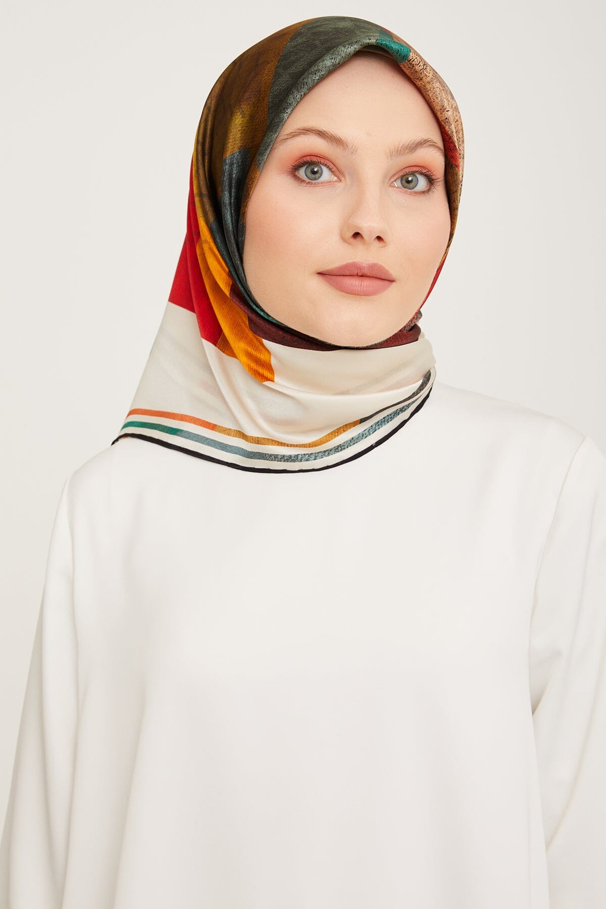 Armine Darwin Modern Silk Scarf #36 Silk Hijabs,Armine Armine 