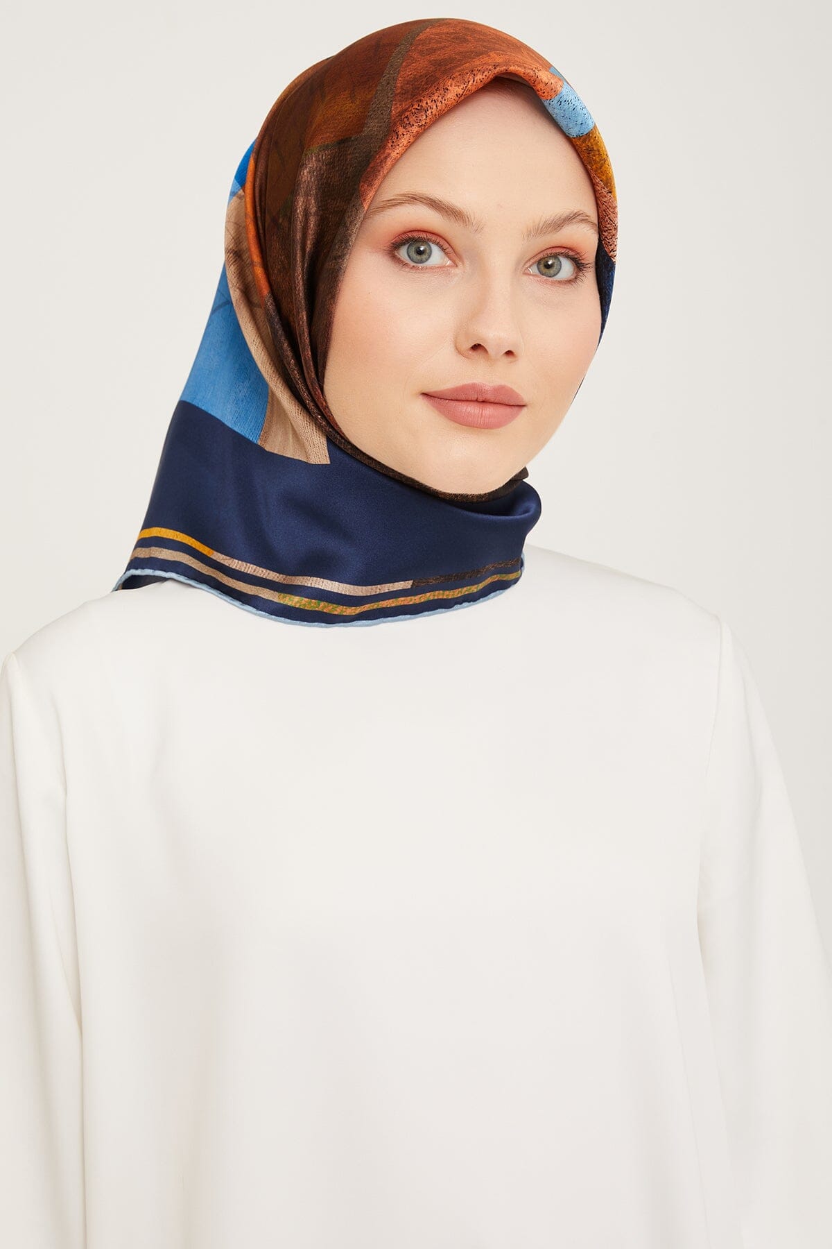Armine Darwin Modern Silk Scarf #4 Silk Hijabs,Armine Armine 