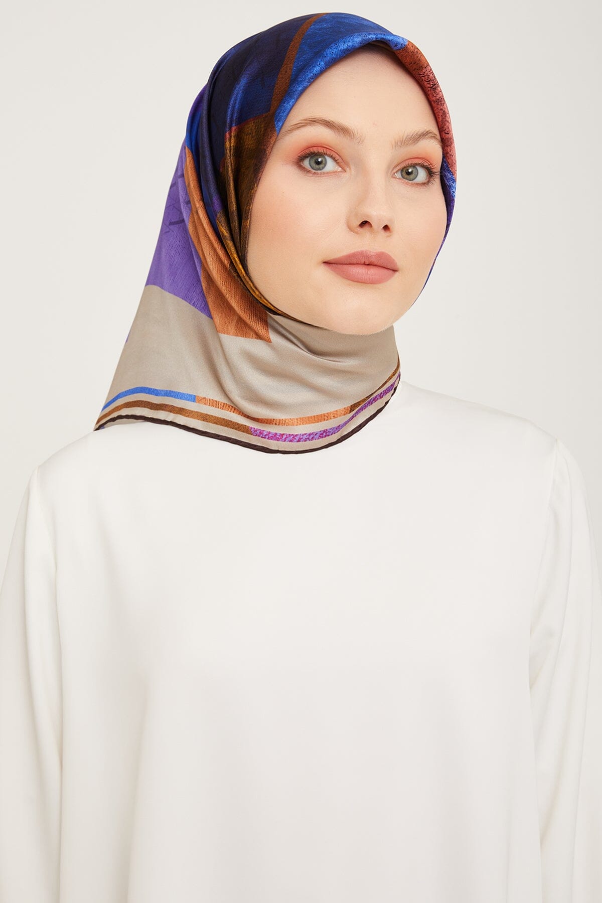 Armine Darwin Modern Silk Scarf #51 Silk Hijabs,Armine Armine 