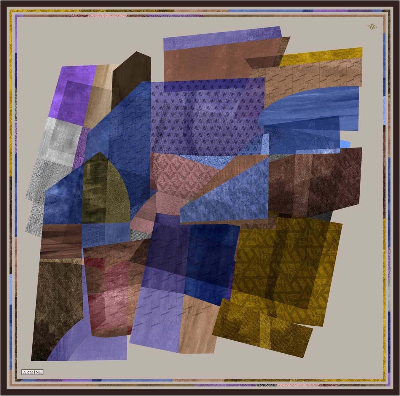 Armine Darwin Modern Silk Scarf #51 Silk Hijabs,Armine Armine 