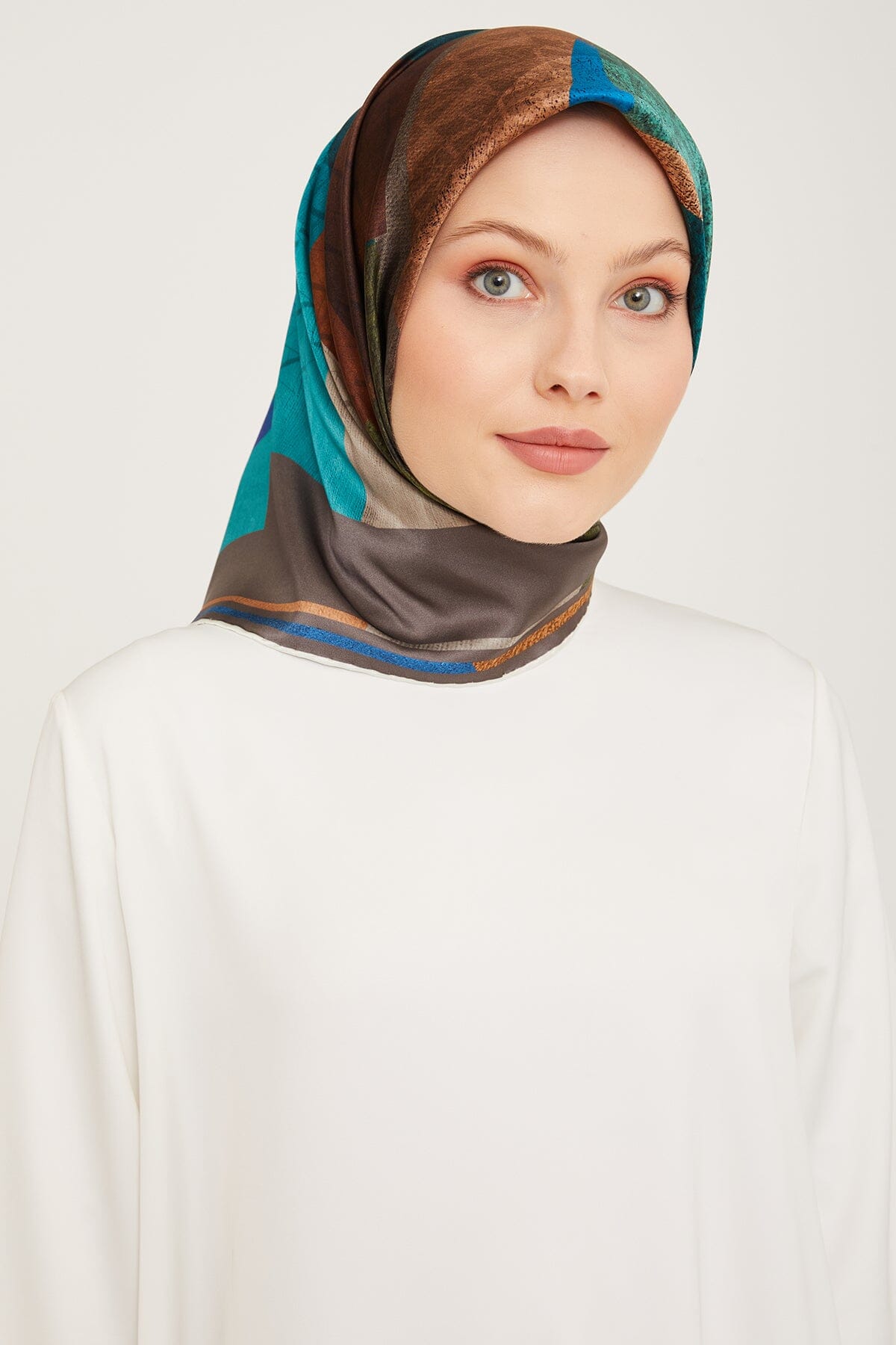 Armine Darwin Modern Silk Scarf #52 Silk Hijabs,Armine Armine 
