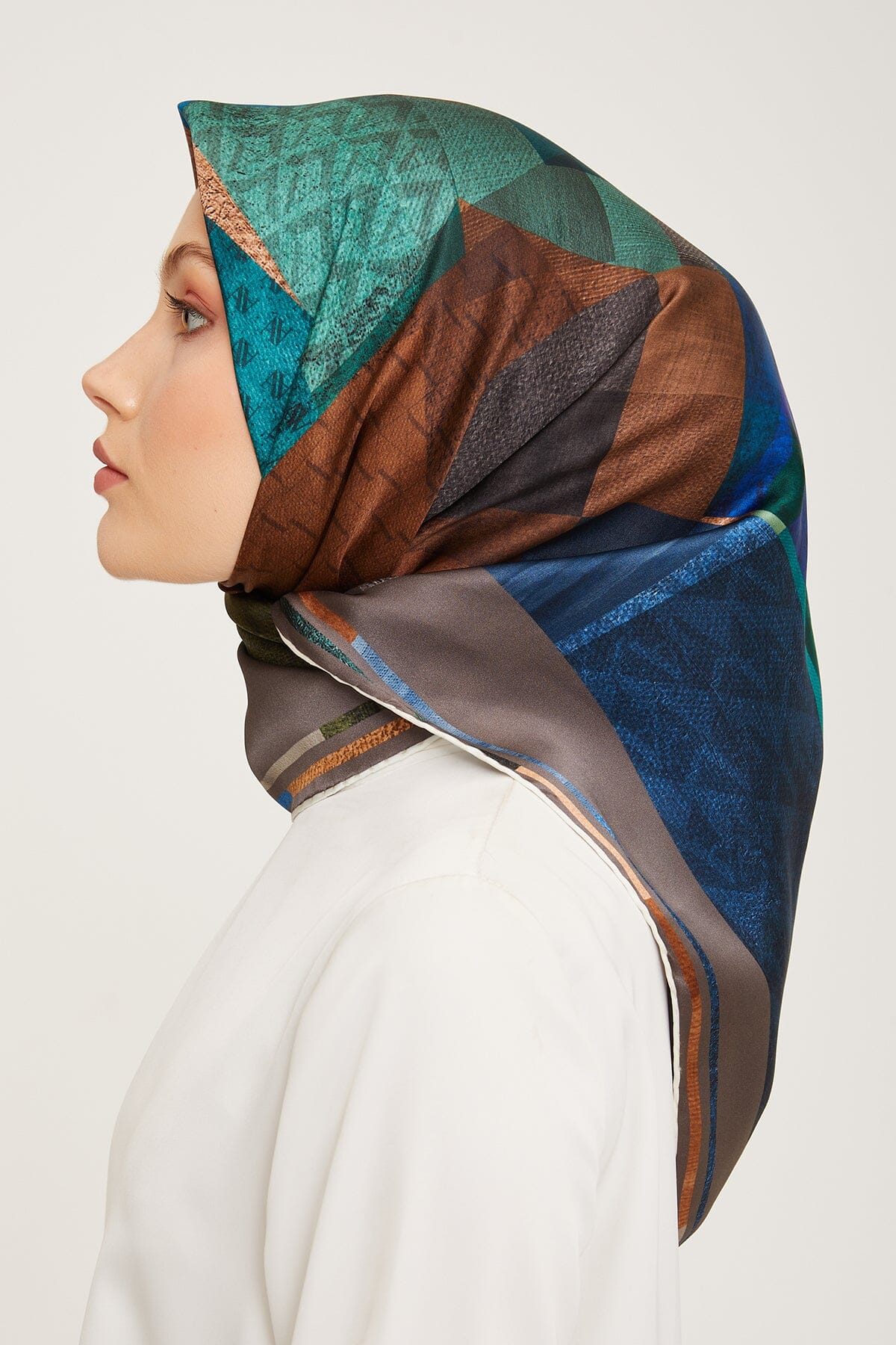 Armine Darwin Modern Silk Scarf #52 Silk Hijabs,Armine Armine 