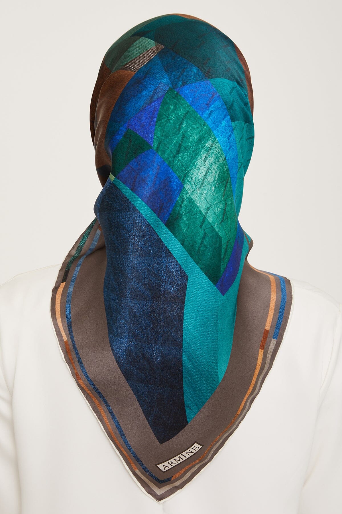 Armine Darwin Modern Silk Scarf #52 Silk Hijabs,Armine Armine 