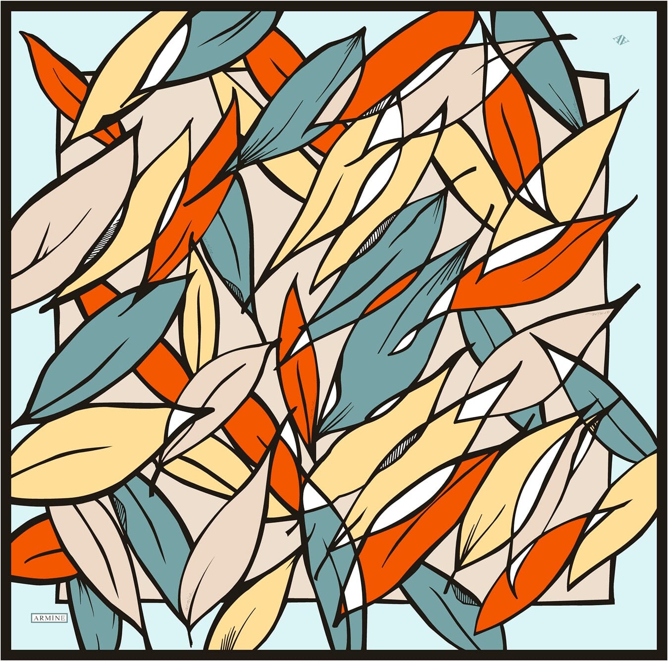 Armine Daun Women Silk Scarf #35 Silk Hijabs,Armine Armine 