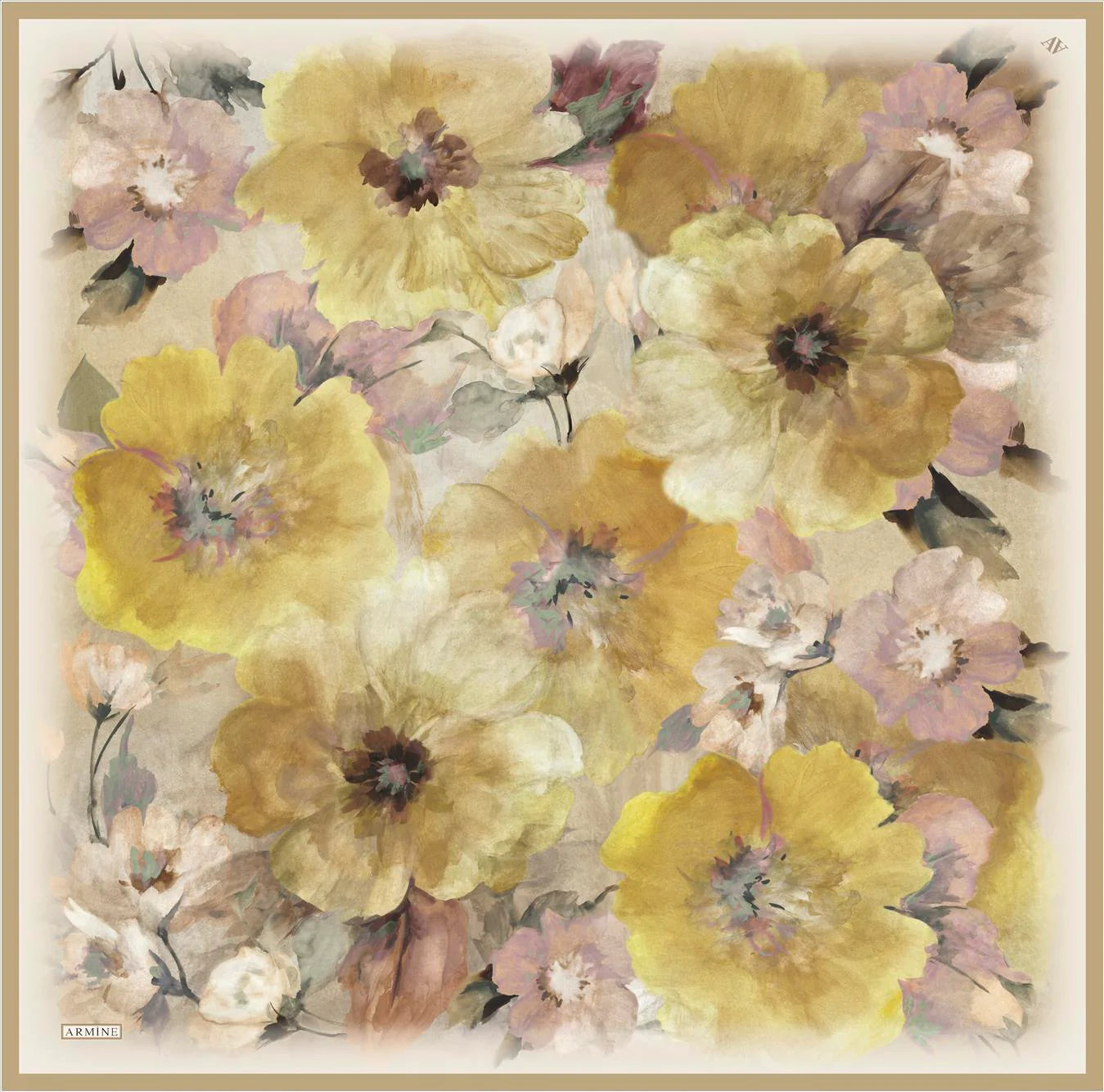 Armine Dreamy Floral Silk Scarf No. 3 Silk Hijabs,Armine Armine 