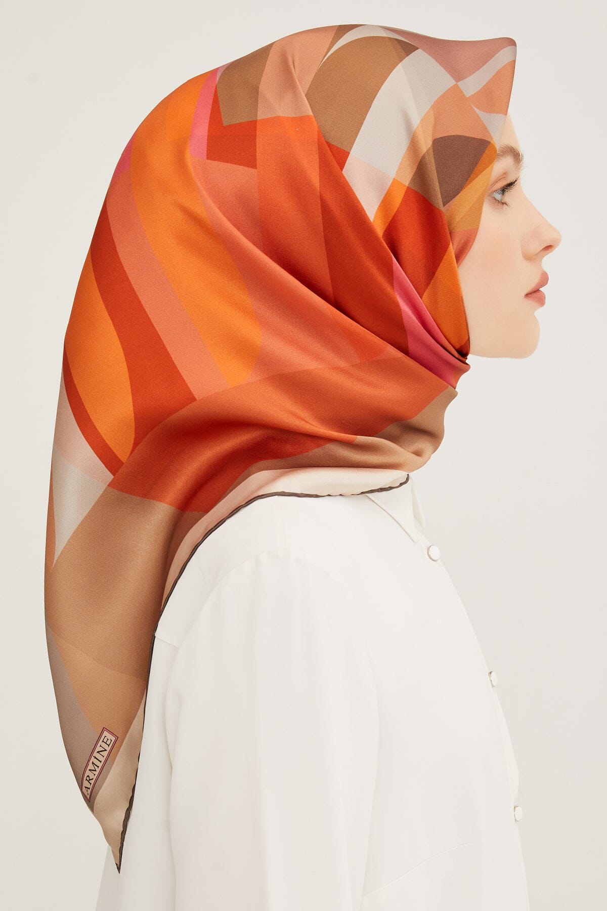 Armine Echo Modern Silk Scarf #5 Silk Hijabs,Armine Armine 
