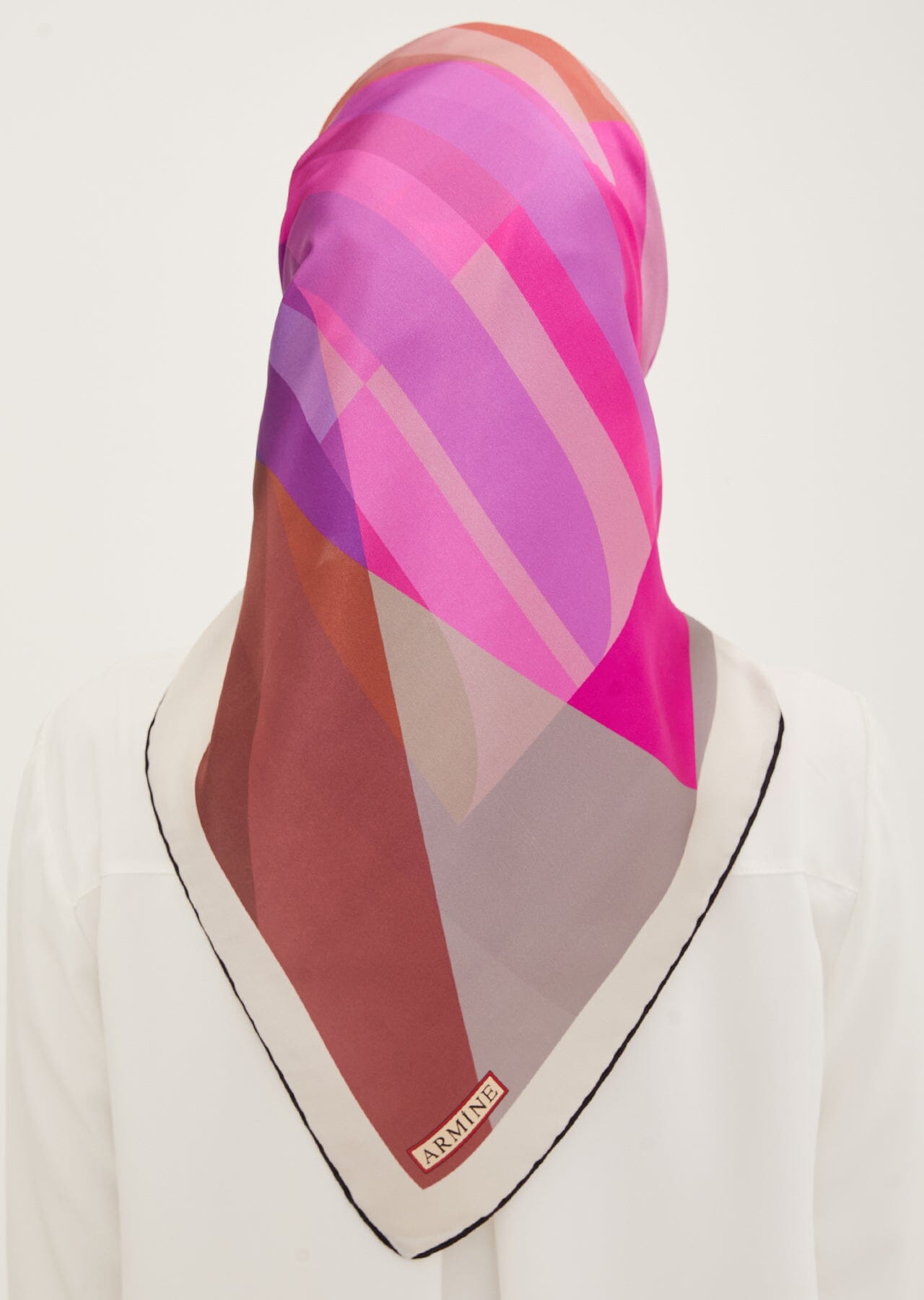 Armine Echo Modern Silk Scarf #52 Silk Hijabs,Armine Armine 