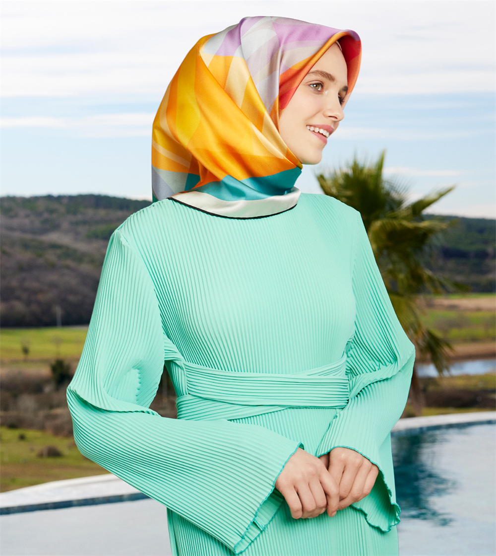 Armine Echo Modern Silk Scarf #55 Silk Hijabs,Armine Armine 