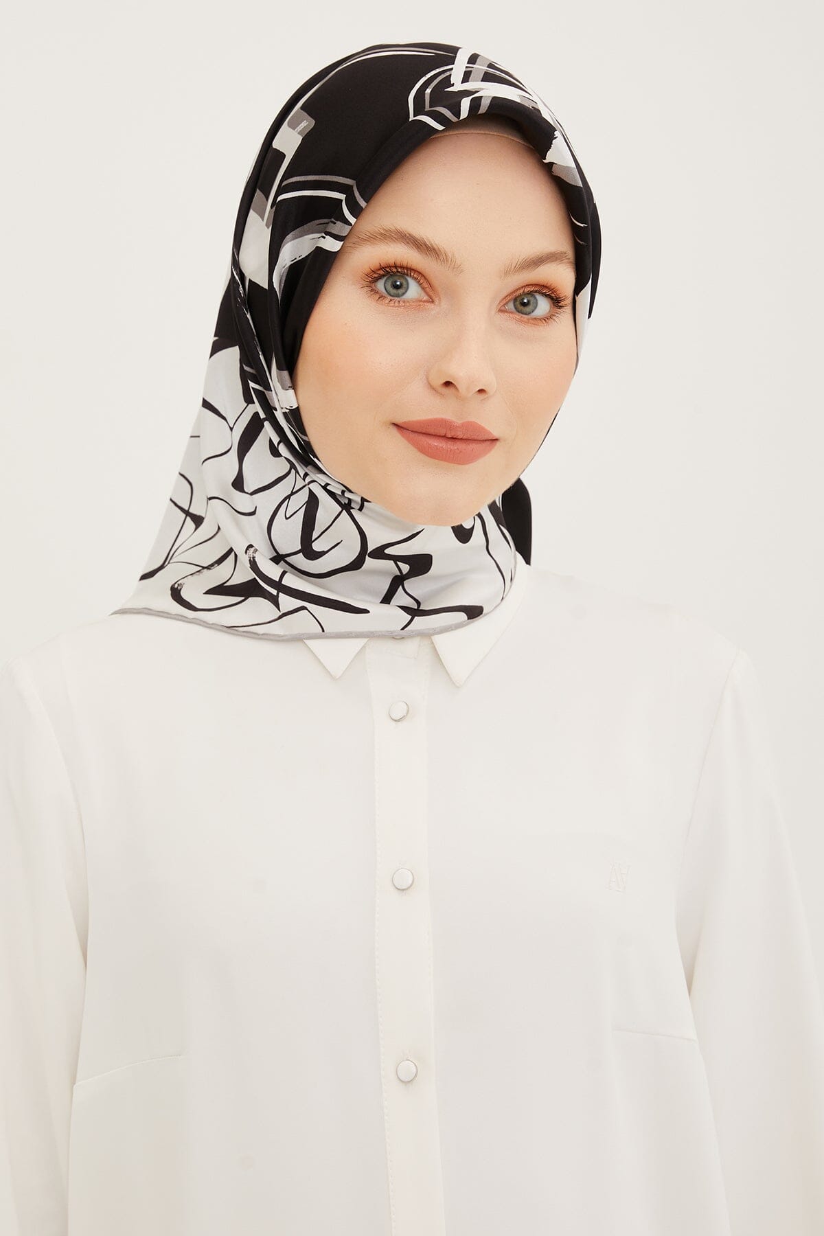 Armine Ezra Silk Twill Scarf #1 Silk Hijabs,Armine Armine 