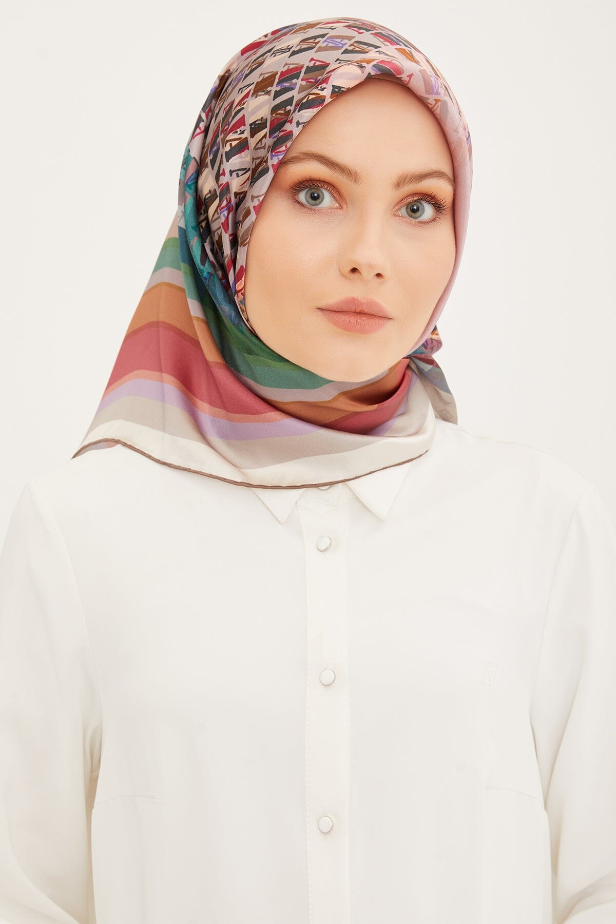 Armine Farah Modern Silk Scarf #2 Silk Hijabs,Armine Armine 