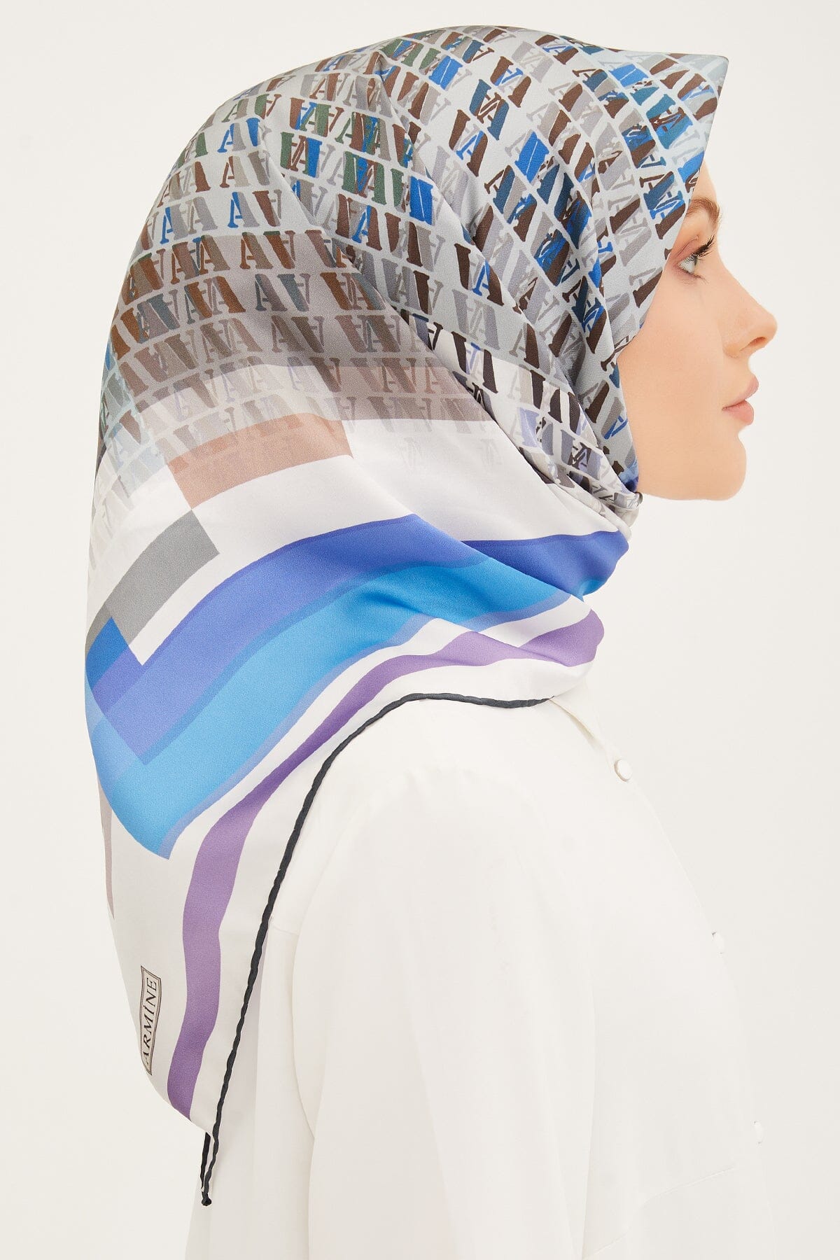 Armine Farah Modern Silk Scarf #29 Silk Hijabs,Armine Armine 