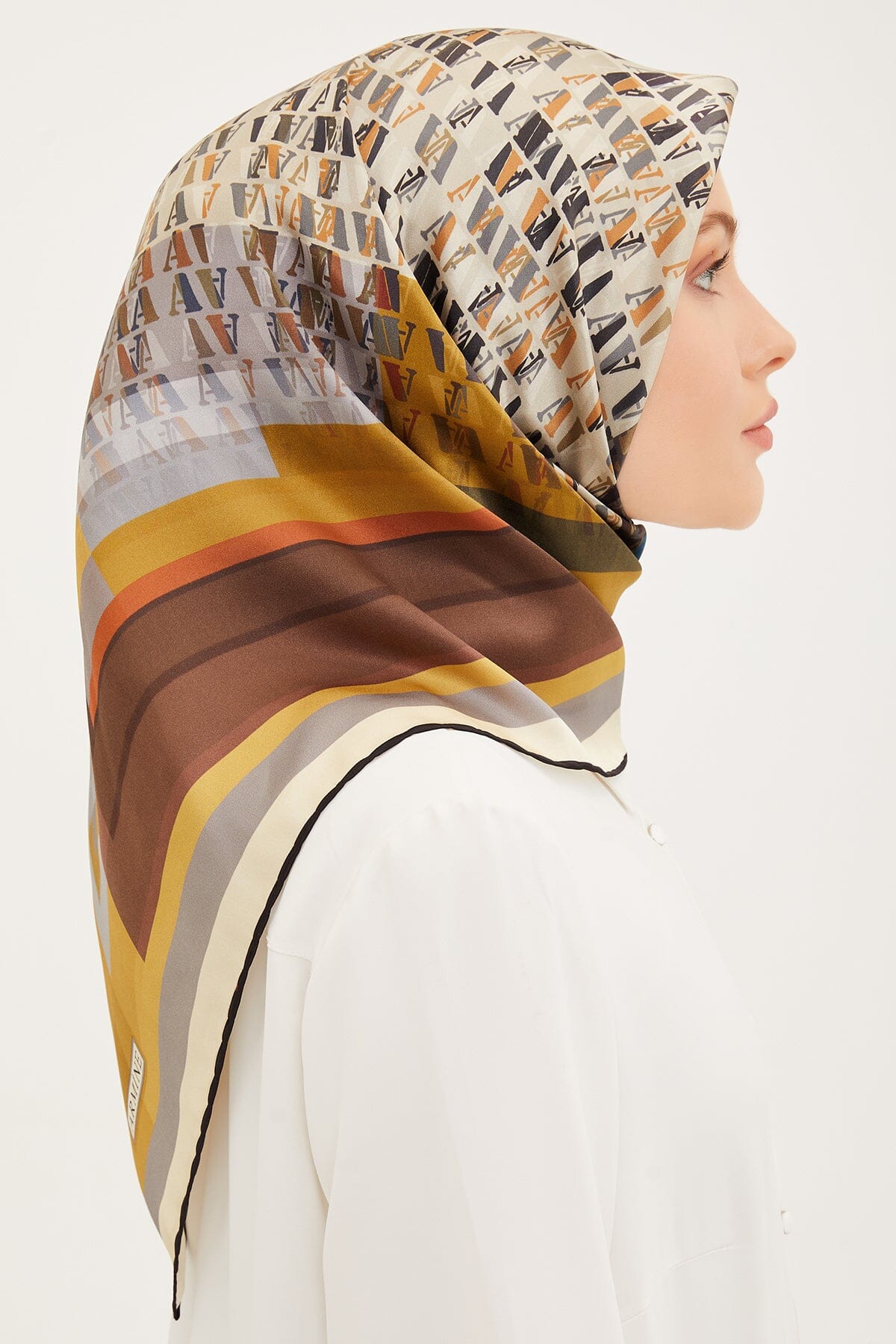 Armine Farah Modern Silk Scarf #37 Silk Hijabs,Armine Armine 