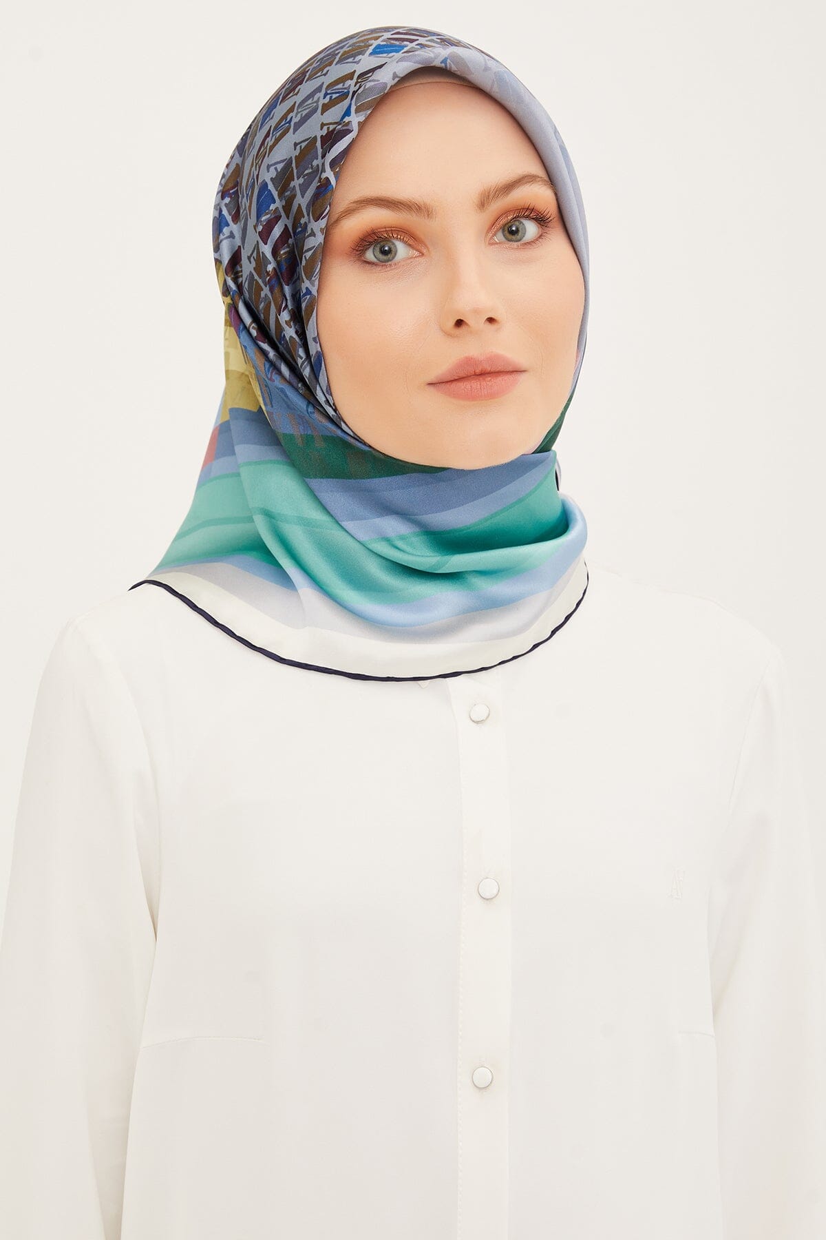 Armine Farah Modern Silk Scarf #50 Silk Hijabs,Armine Armine 