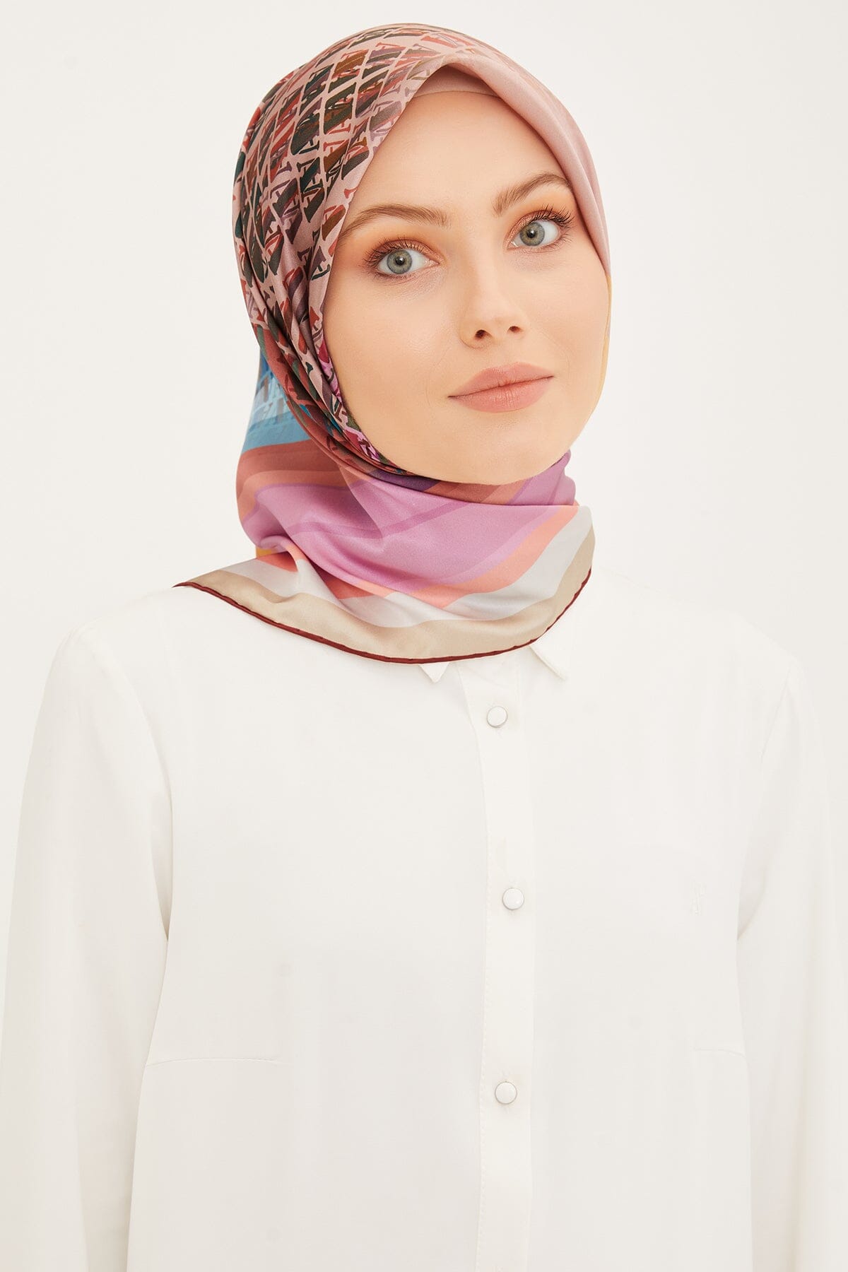 Armine Farah Modern Silk Scarf #52 Silk Hijabs,Armine Armine 