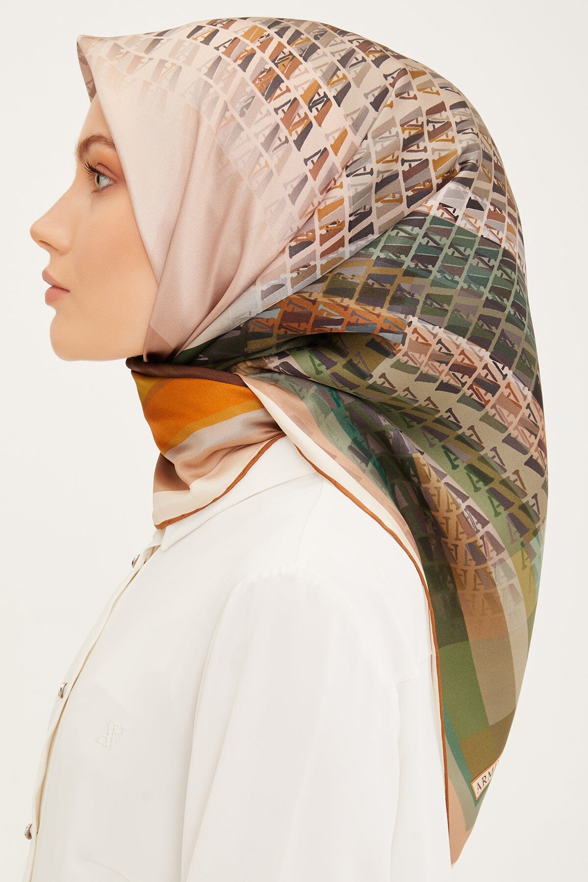 Armine Farah Modern Silk Scarf 