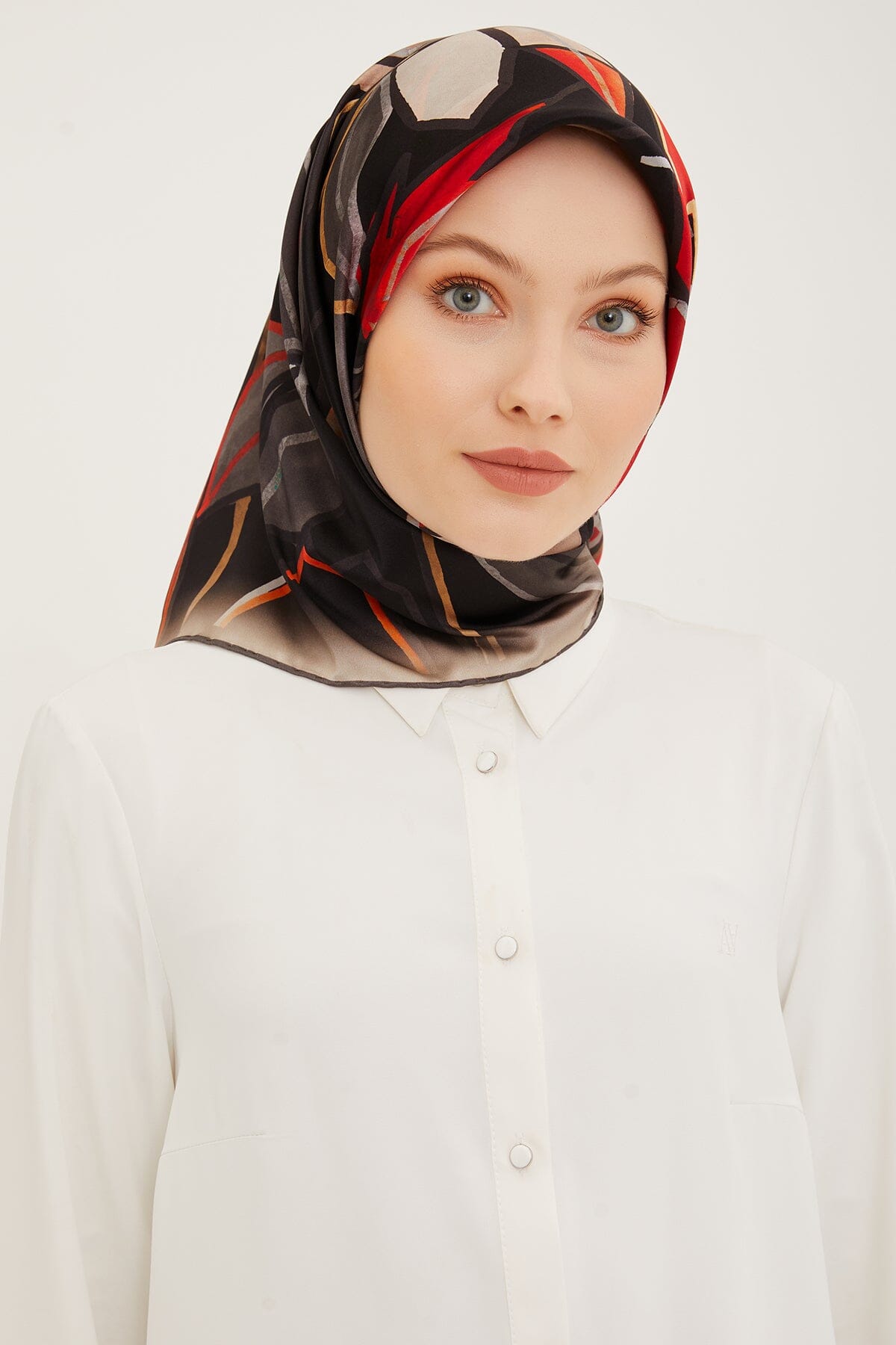 Armine Fion Floral Silk Scarf #7 Silk Hijabs,Armine Armine 