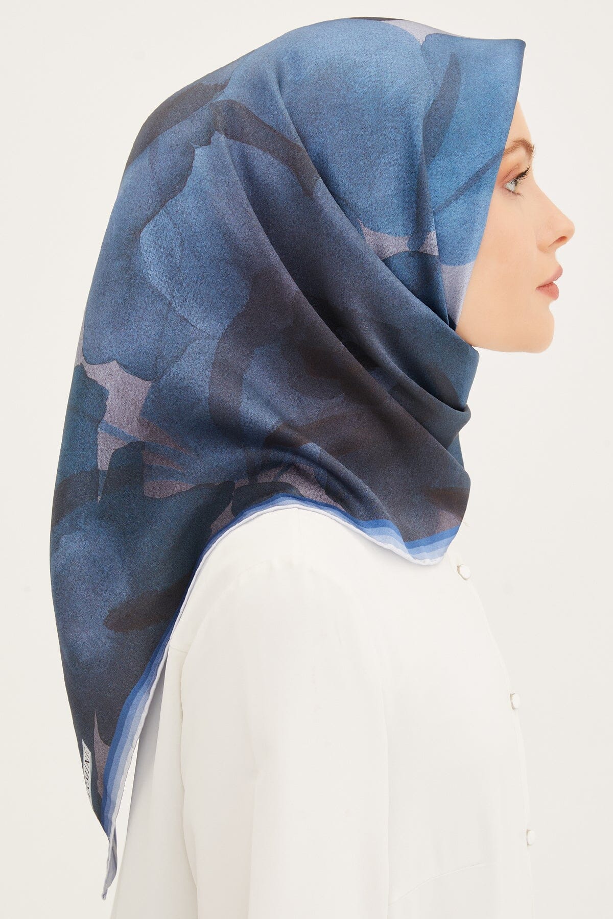 Armine Grace Floral Silk Scarf #32 Silk Hijabs,Armine Armine 