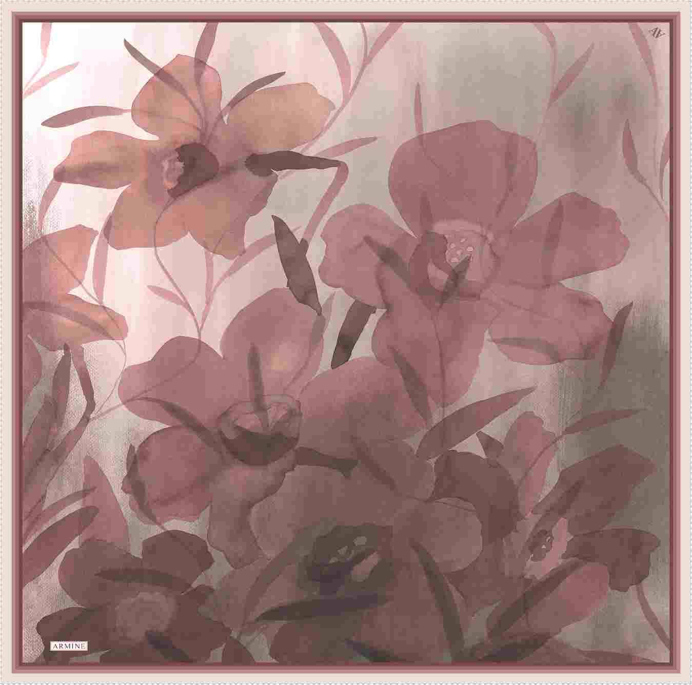 Armine Grace Floral Silk Scarf 