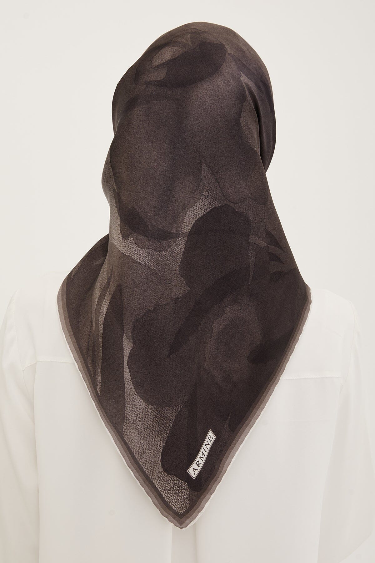 Armine Grace Floral Silk Scarf #51 Silk Hijabs,Armine Armine 