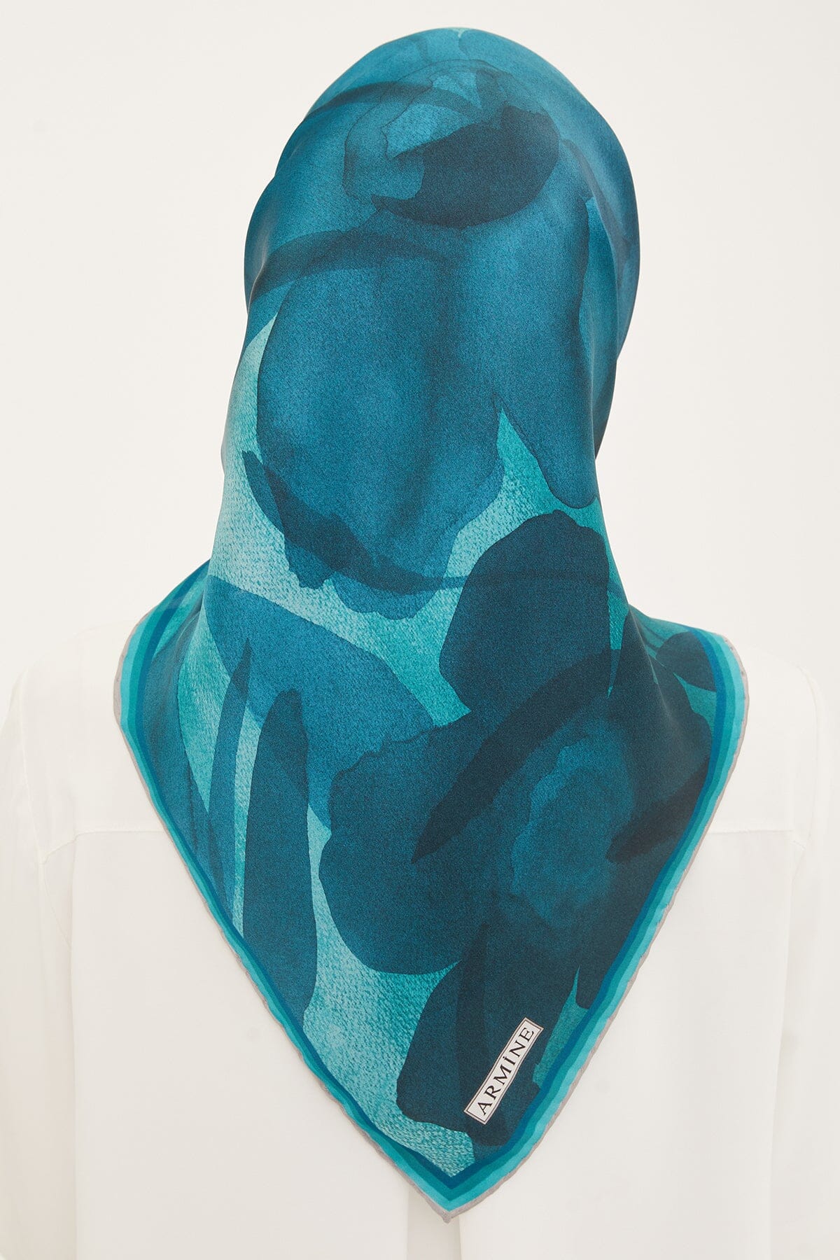 Armine Grace Floral Silk Scarf #58 Silk Hijabs,Armine Armine 