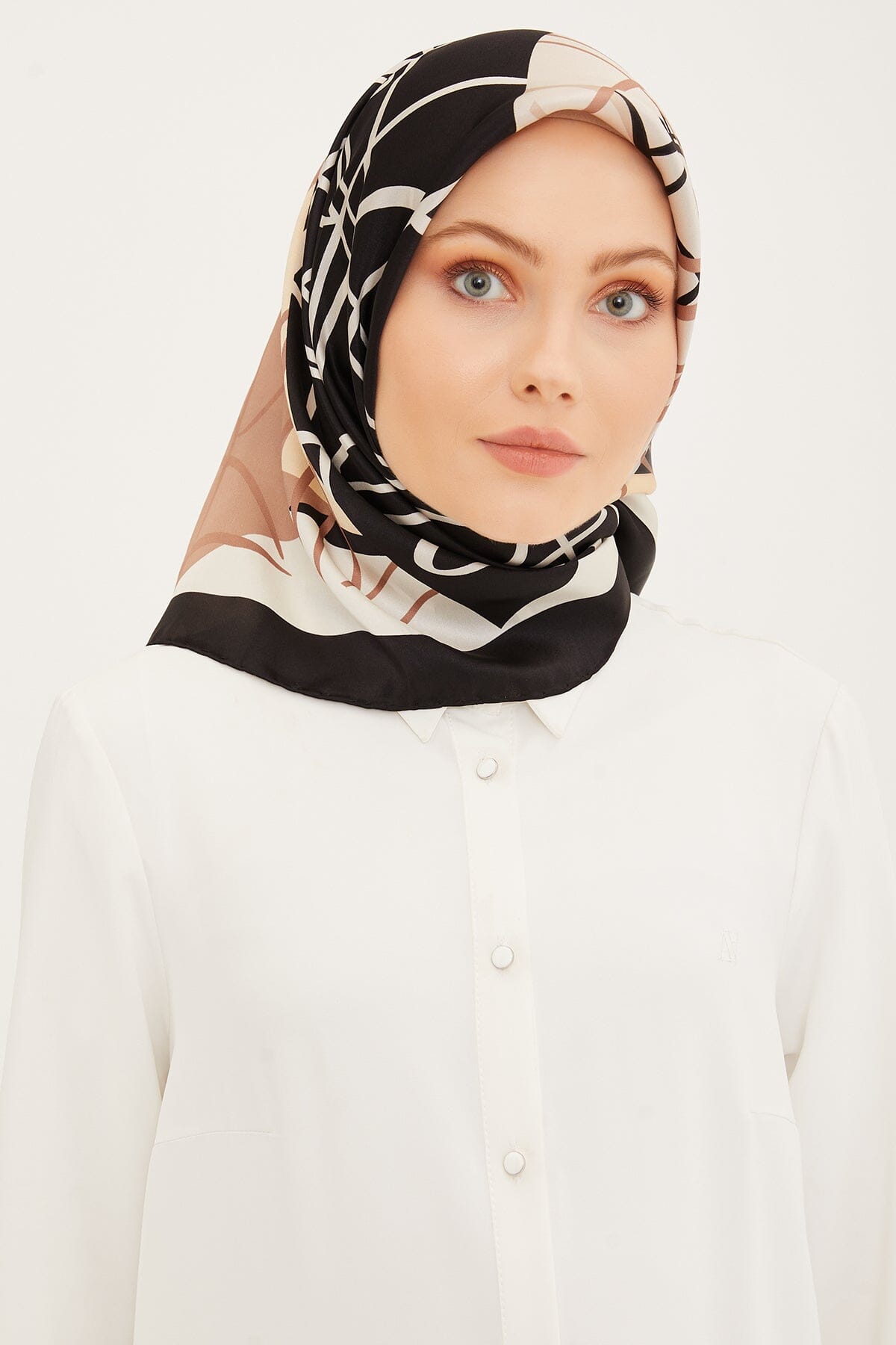 Armine Grafitti Turkish Silk Scarf #1 Silk Hijabs,Armine Armine 