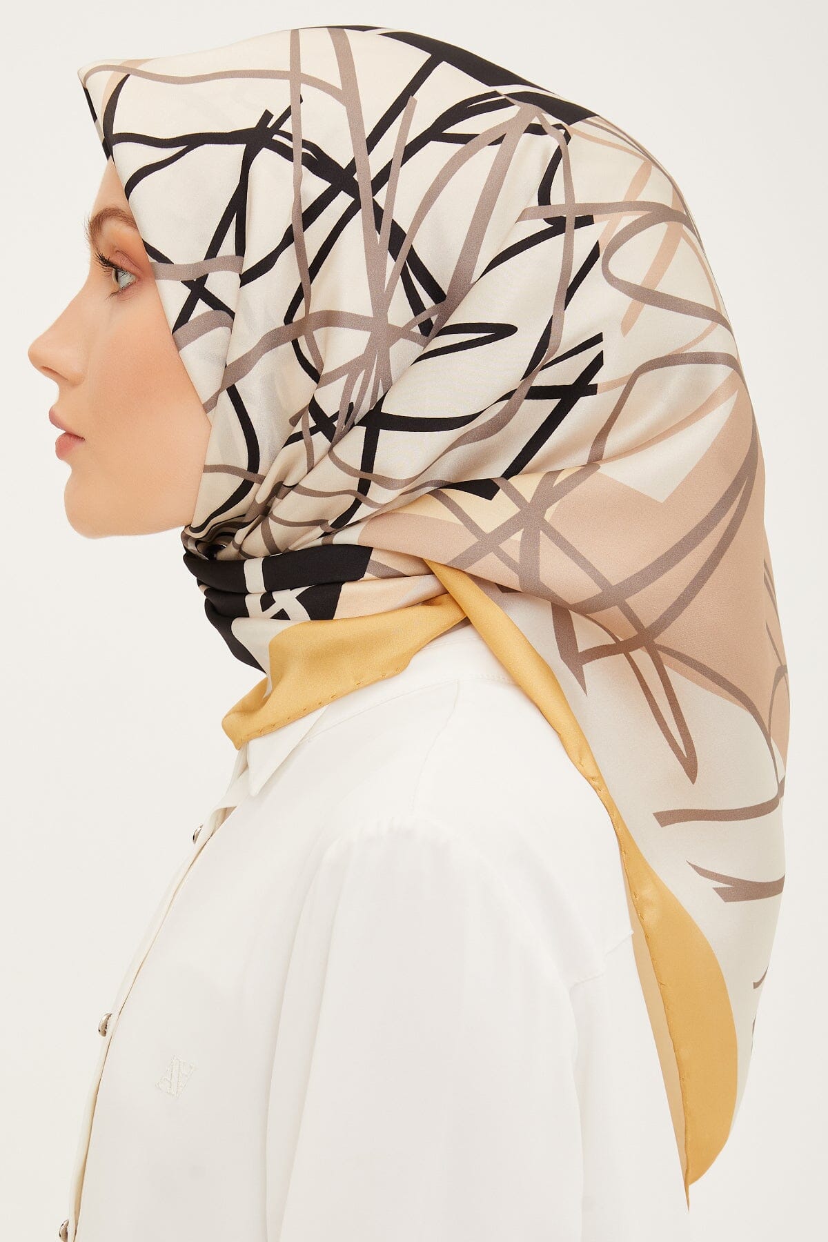 Armine Grafitti Turkish Silk Scarf #3 Silk Hijabs,Armine Armine 