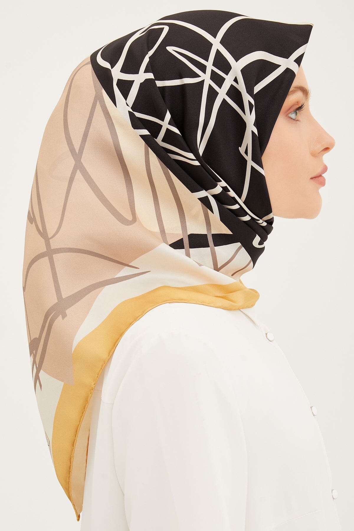 Armine Grafitti Turkish Silk Scarf #3 Silk Hijabs,Armine Armine 