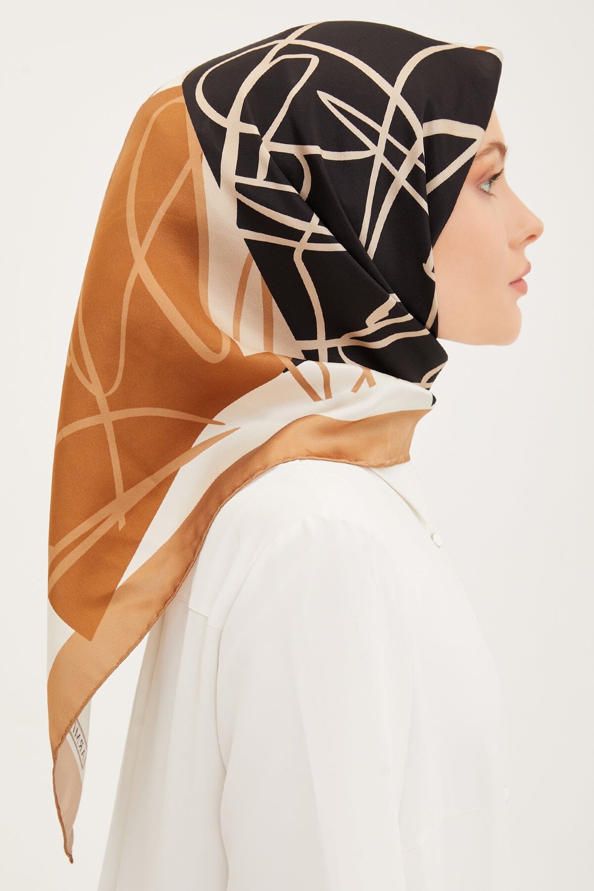 Armine Grafitti Turkish Silk Scarf #4 Silk Hijabs,Armine Armine 