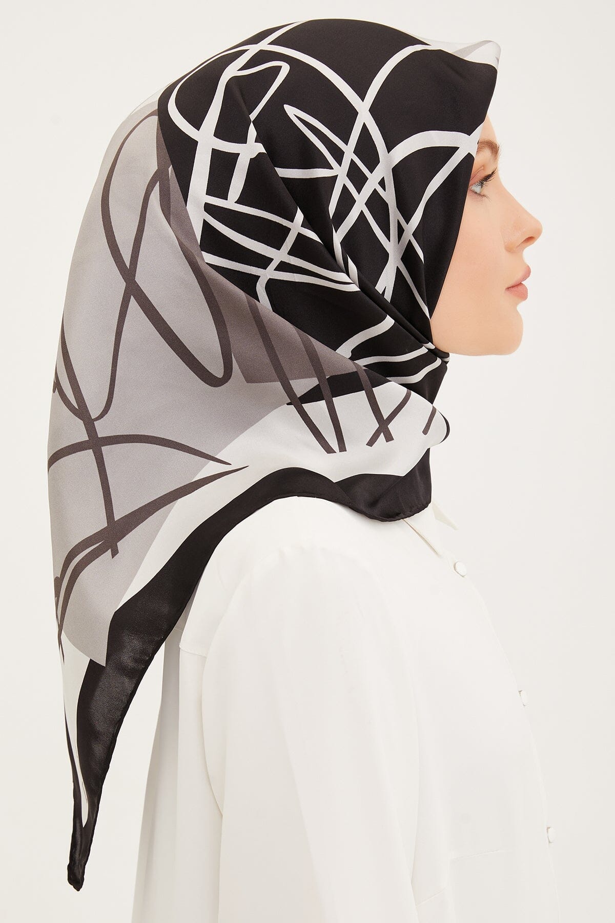 Armine Grafitti Turkish Silk Scarf #6 Silk Hijabs,Armine Armine 
