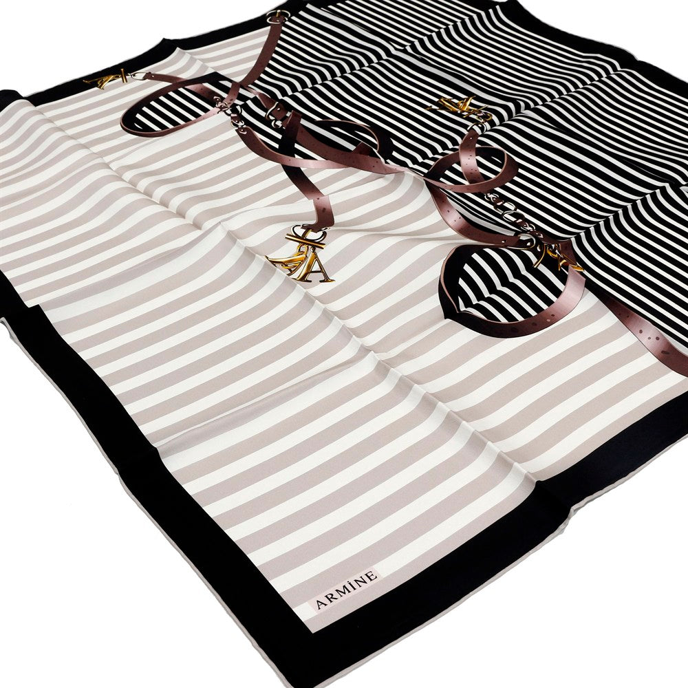 Armine Inala Turkish Silk Twill Scarf No. 88 Silk Hijabs,Armine Armine 