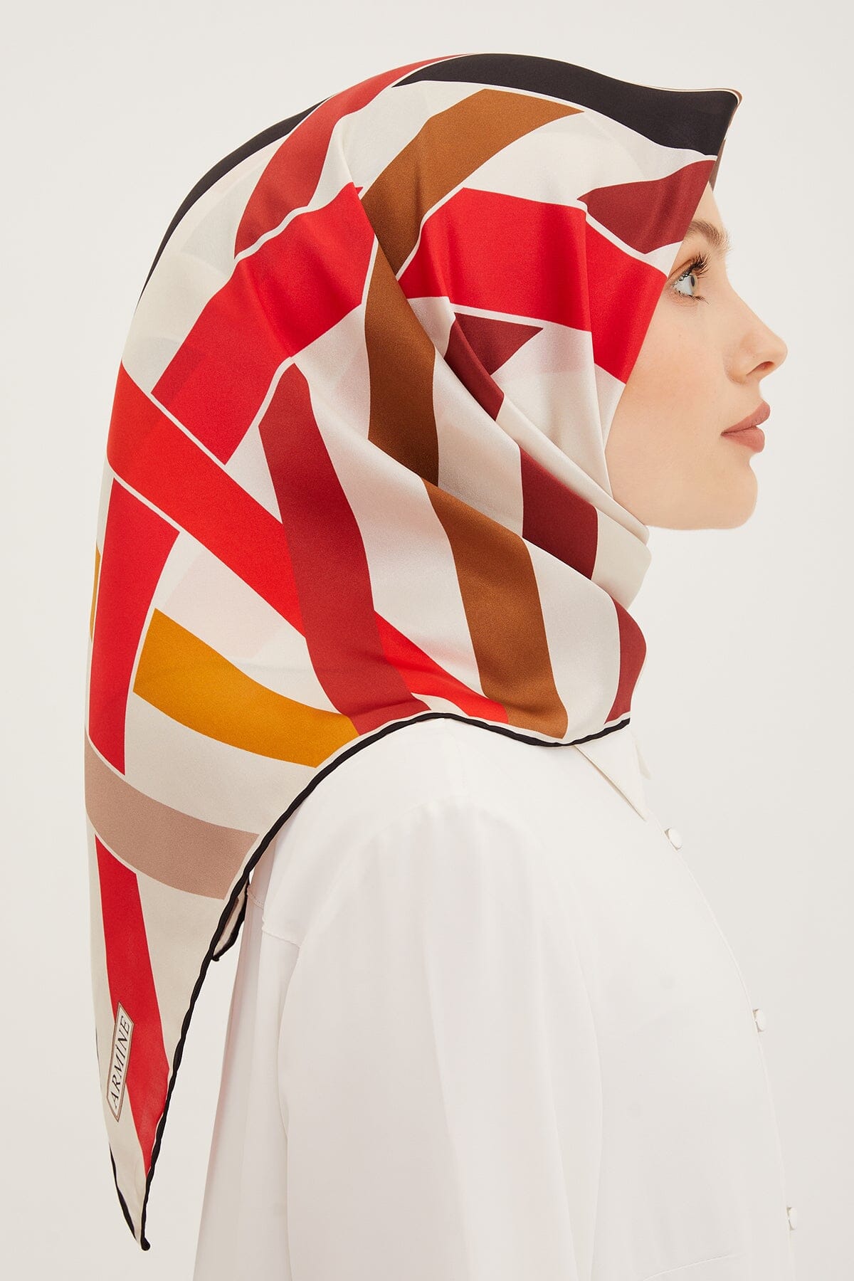 Armine Ines Silk Twill Wrap #2 Silk Hijabs,Armine Armine 