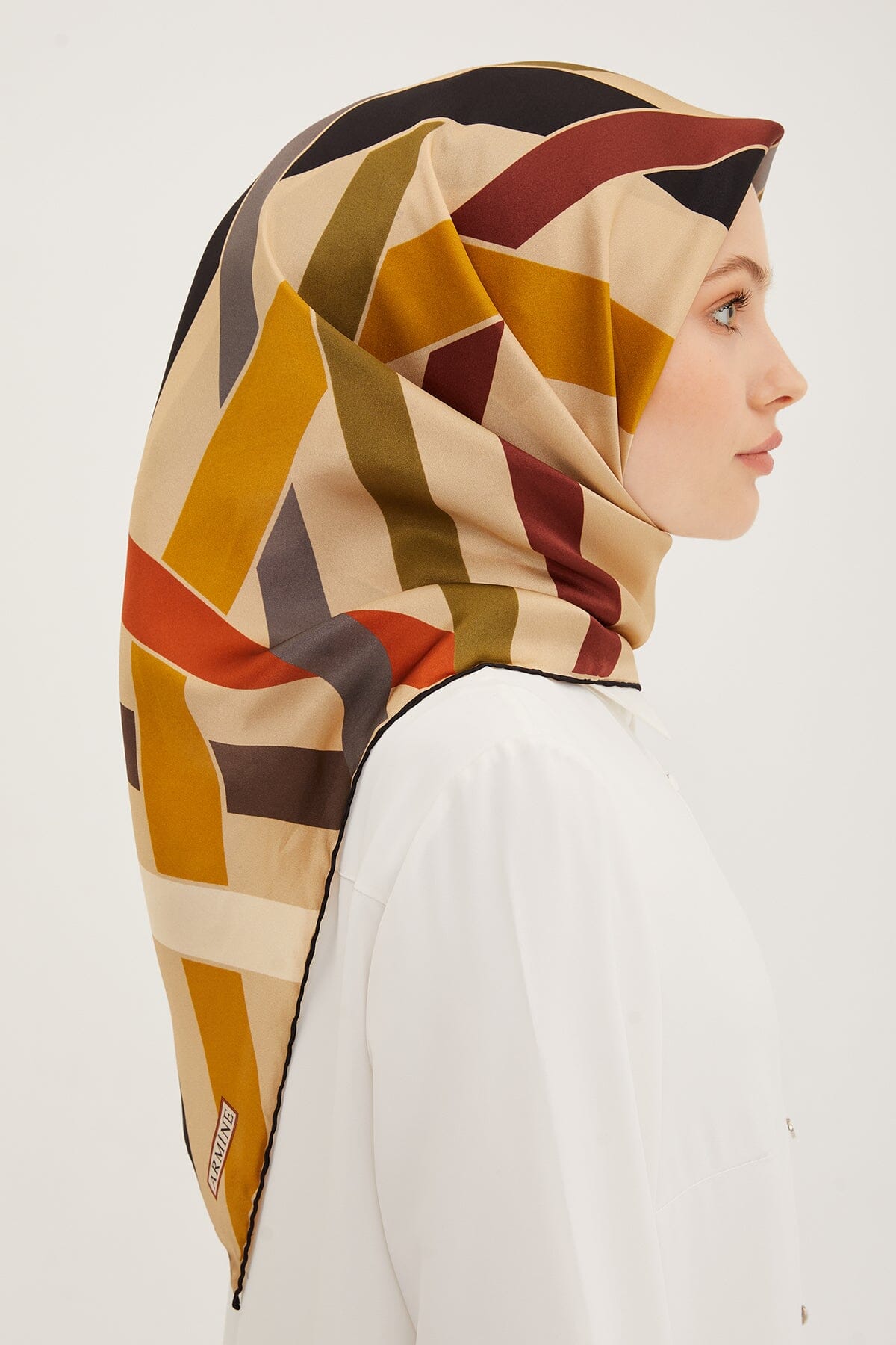 Armine Ines Silk Twill Wrap #34 Silk Hijabs,Armine Armine 