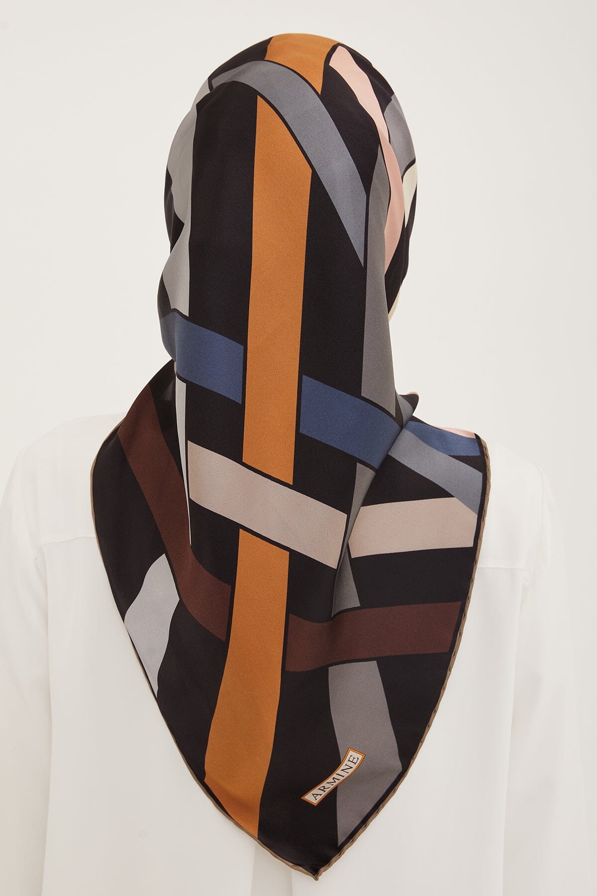Armine Ines Silk Twill Wrap #6 Silk Hijabs,Armine Armine 