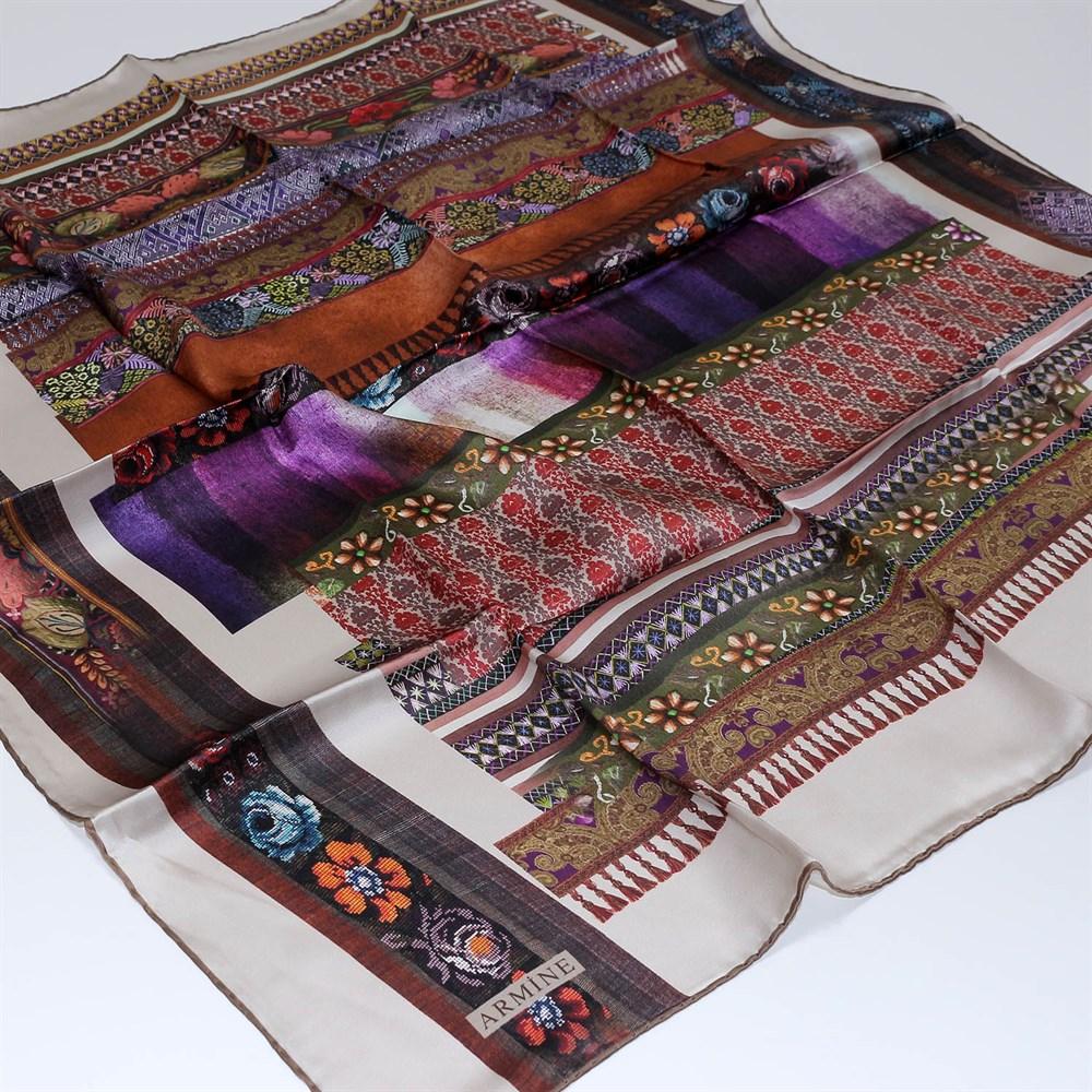 Armine Batik Art Turkish Silk Hijab V.21 - Beautiful Hijab Styles