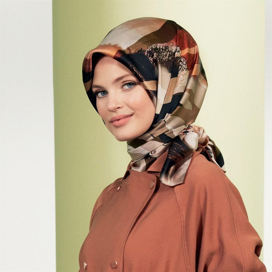 Armine Erkan Turkish Silk Scarf No. 1 - Beautiful Hijab Styles