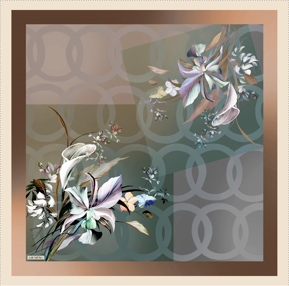 Armine Reese Floral Silk Scarf No. 37 - Beautiful Hijab Styles