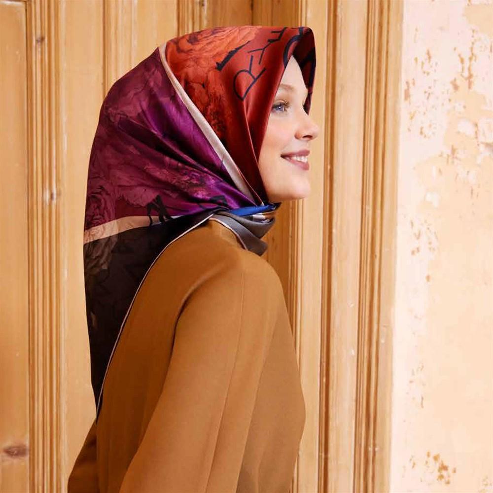 Armine Preeti Women Silk Hijab Scarf No. 4 - Beautiful Hijab Styles