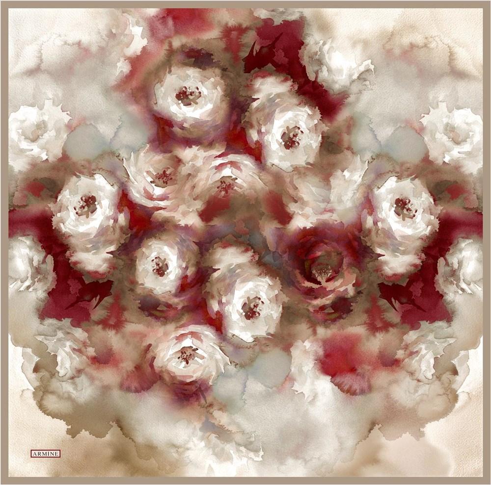Armine Impression Floral Silk Head Wrap No. 3 - Beautiful Hijab Styles